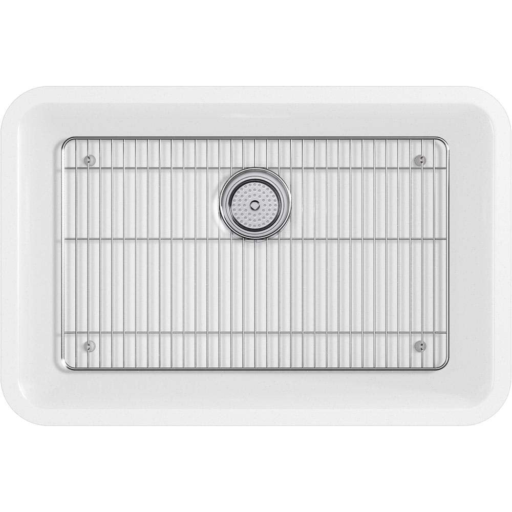 Kohler 28000-CM6 Cairn 27-1/2 undermount single-bowl kitchen sink, Matte White