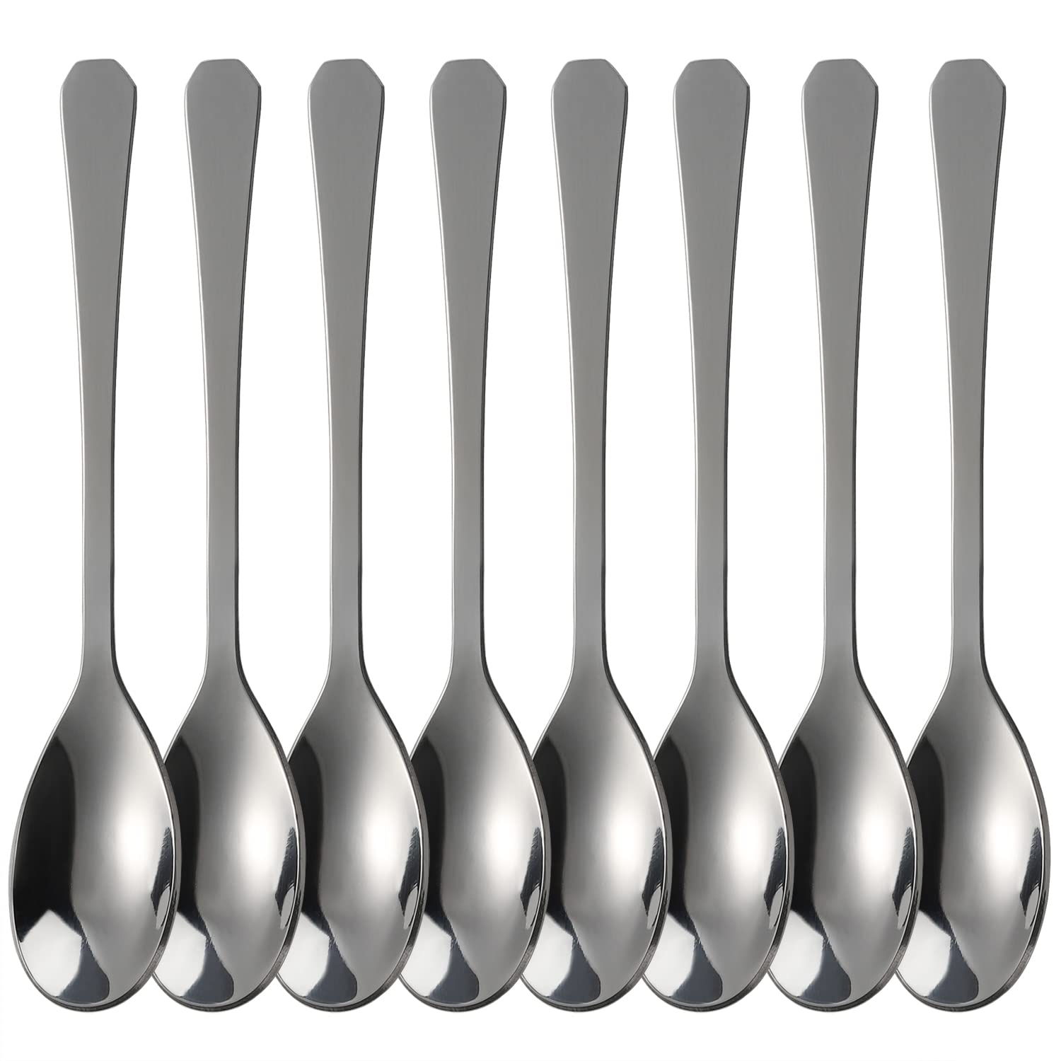 Stainless Steel Egg Spoon 8 Pieces Egg Scoops For Hard Soft Boiled Egg Tool Set