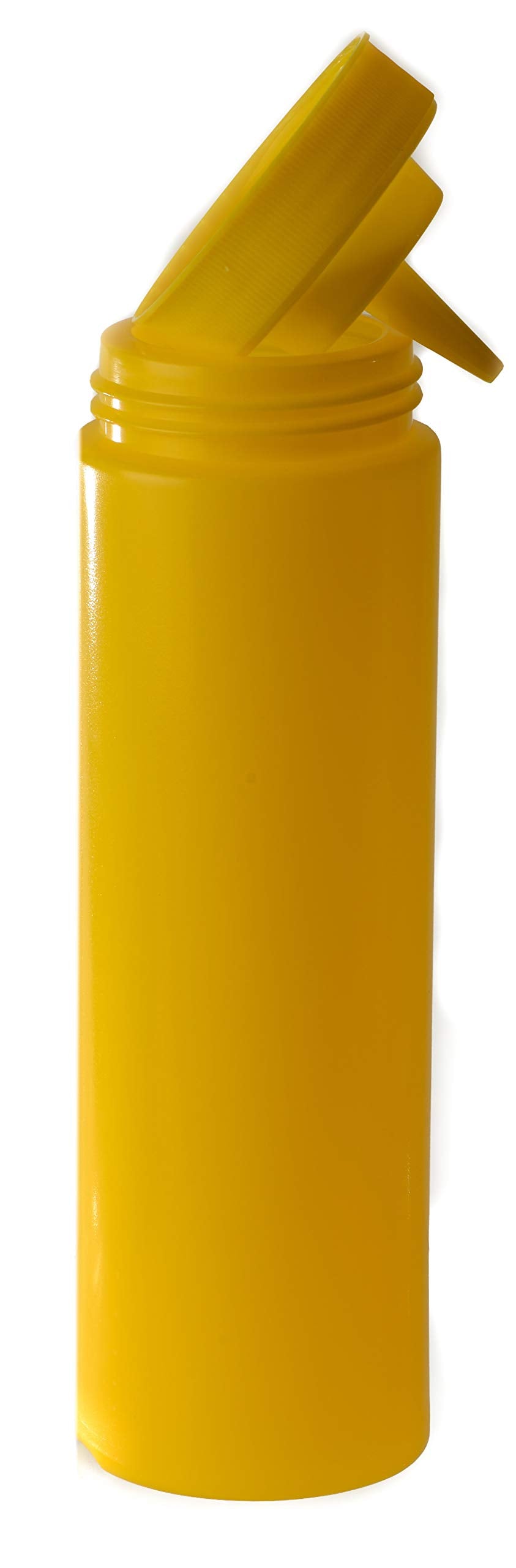 [2 Pack] 24 Oz Yellow Plastic Condiment Squeeze Bottles Squirt Bottle For Sauces, Dressing, Arts And Crafts, Ketchup, Mustard, O