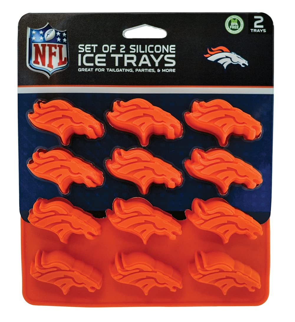 Denver Broncos Ice Trays 2Pk