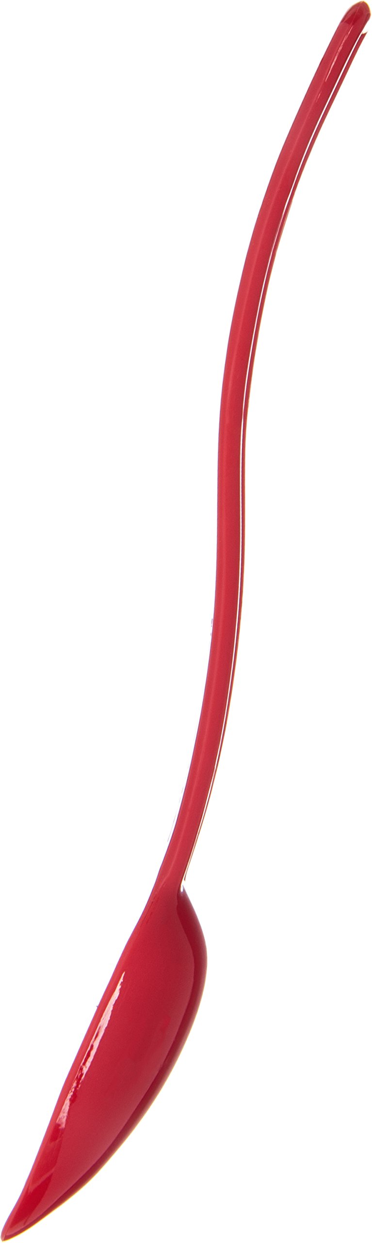 Carlisle Foodservice Products Plastic Solid Spoon, 9 Inches, Red