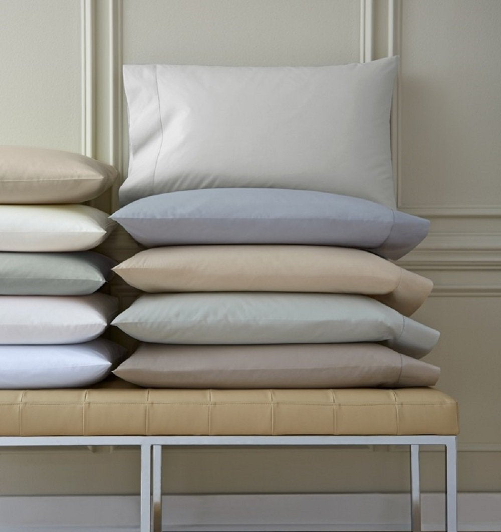 Celeste Linens By Sferra King Pair Pillowcases, White