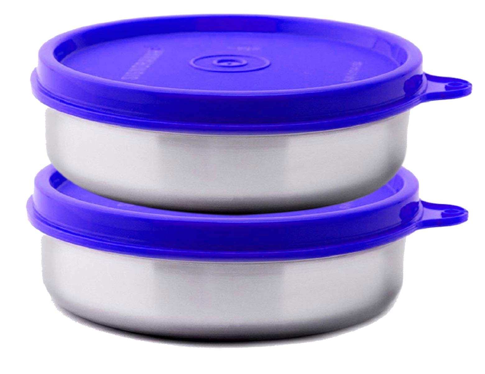 Signora Ware Executive Steel Container Small, Set Of 2, 200Ml+200Ml, Violet