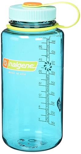 Nalgene Tritan Wide Mouth BPA-Free Water Bottle Cerulean  16 oz (342069)