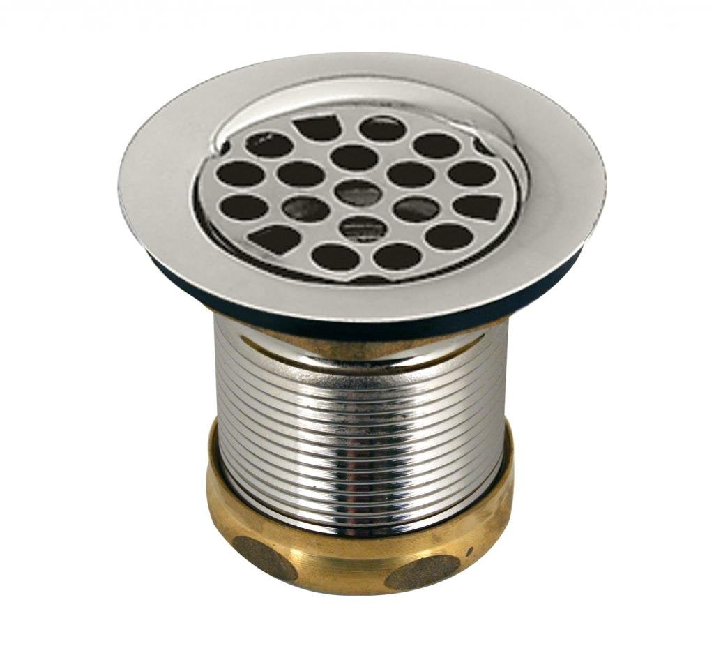 Westbrass Grid Basket Style Bar Sink Strainer, Polished Nickel, D2181-05