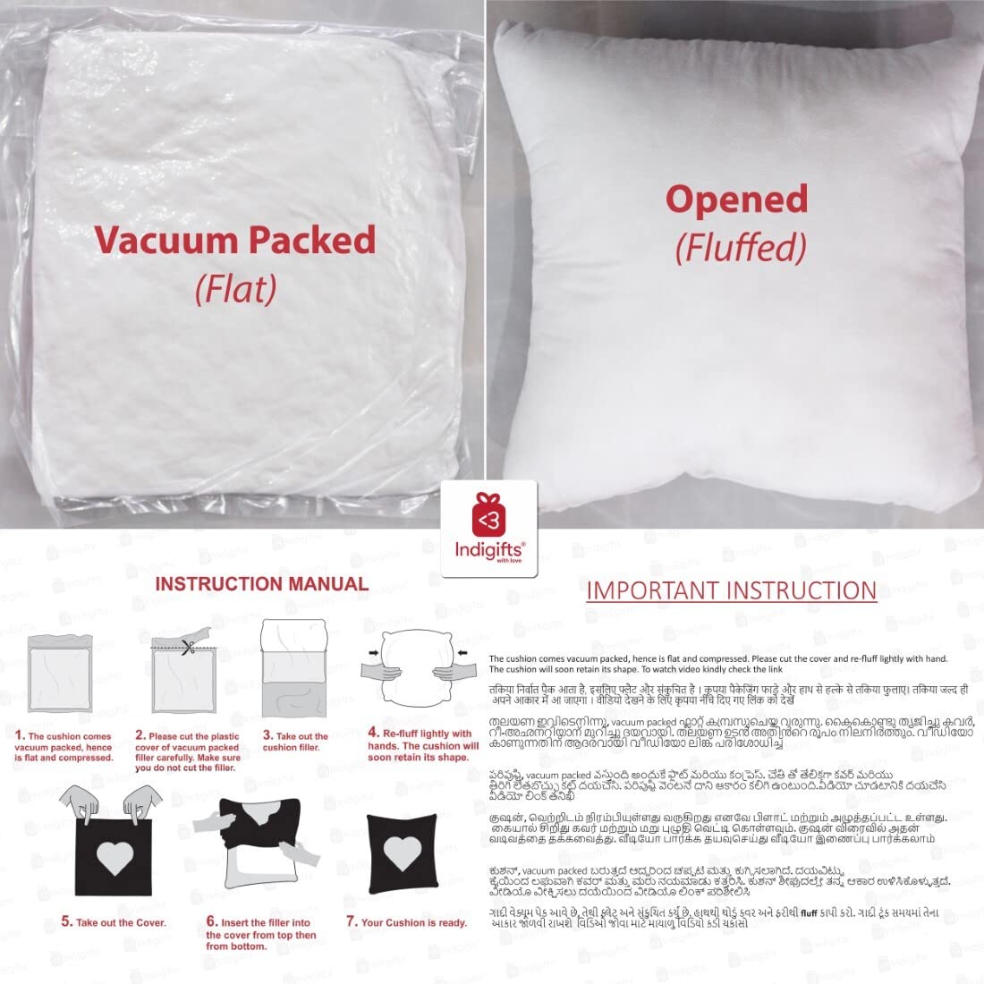 Indigifts Rakhi Gift for Sister My Golden Thread of Life Quote Coffee Mug 330 ml & Cushion Cover 12x12 inch with Filler - Raksha