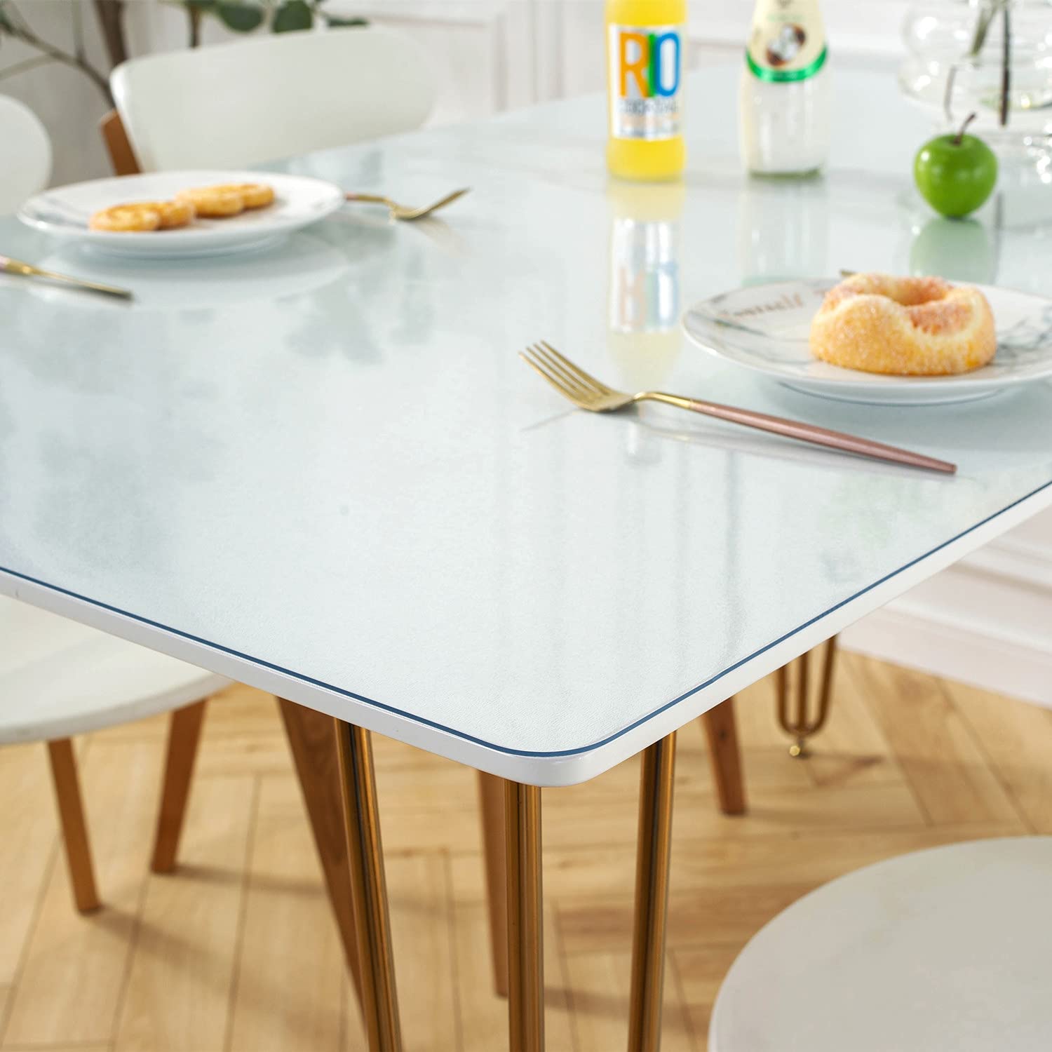 Lovepads 1.5Mm Thick 17 X 28 Inches Frosted Desk Pad Mat Blotter, Plastic Desk Mat On Top Of Desks, Waterproof Pvc Desk Protecto