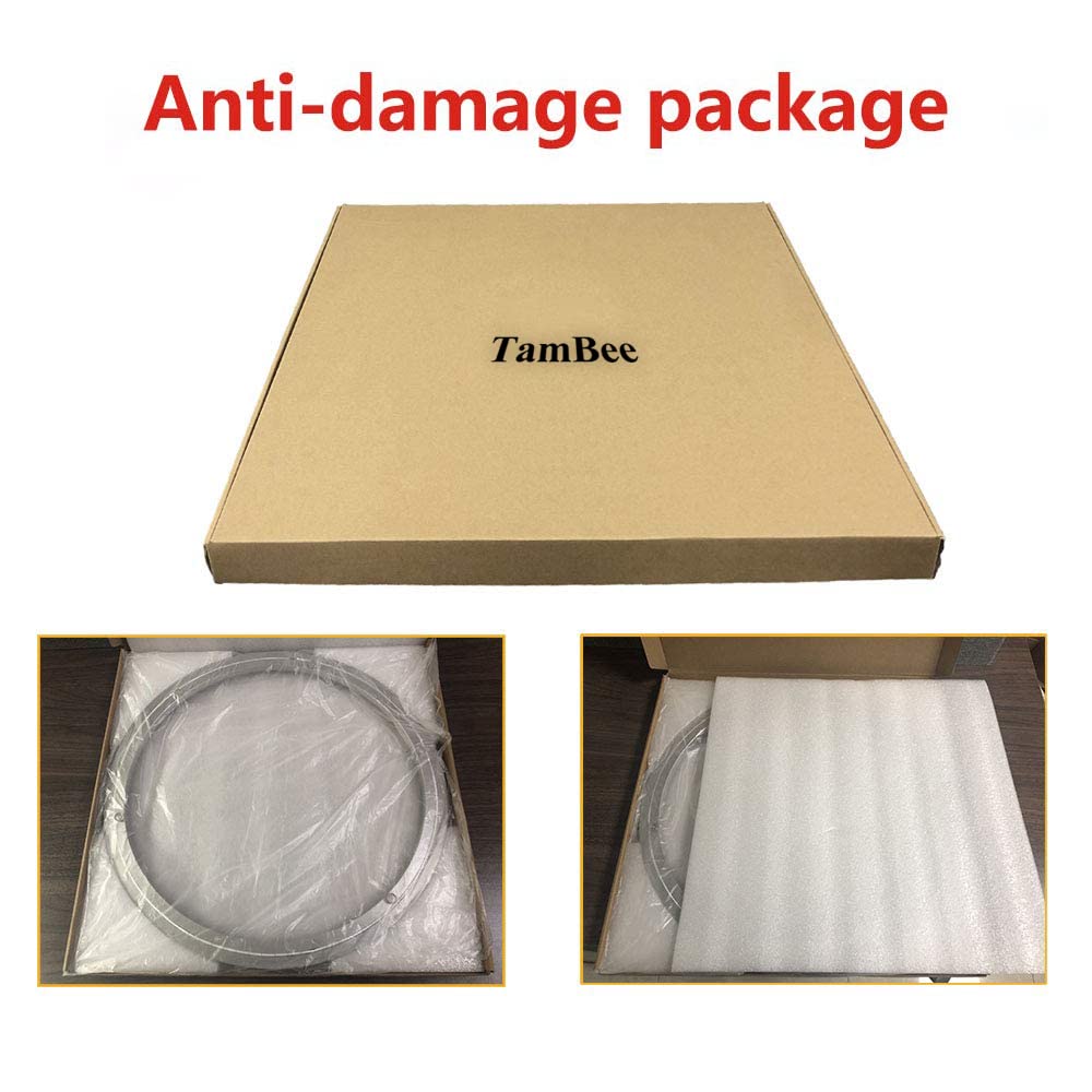 Tambee 24 Inch Lazy Susan Hardware Aluminum Bearing Metal Rotating Turntable Bearing Swivel Plate Hardware Lazy Susan Bearing La