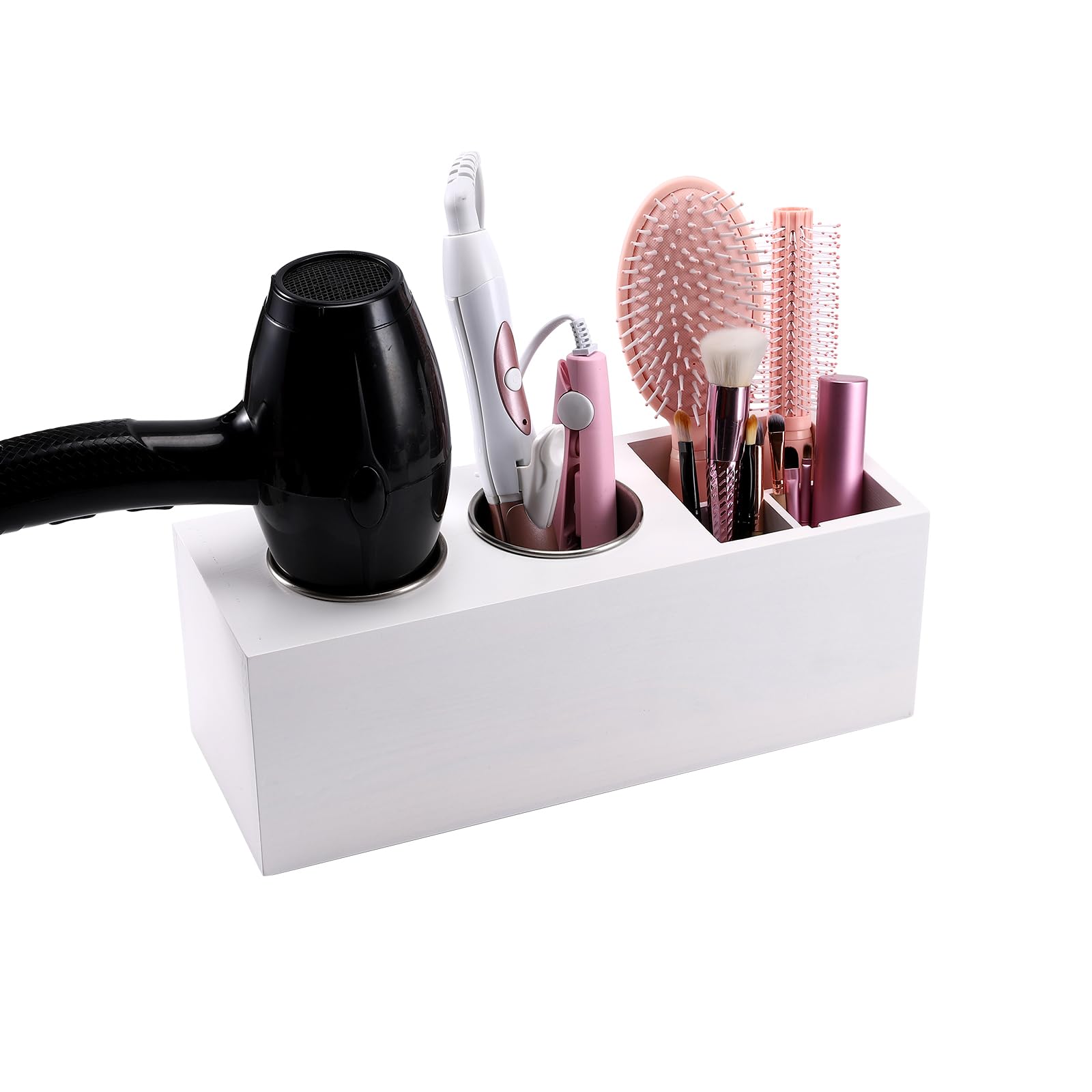 Hair Dryer Countertop Holder, Hair Tool Organizer Wall Mount, Blow Dryer Holder Cabinet Door Organizer, Bathroom Countertop Blow