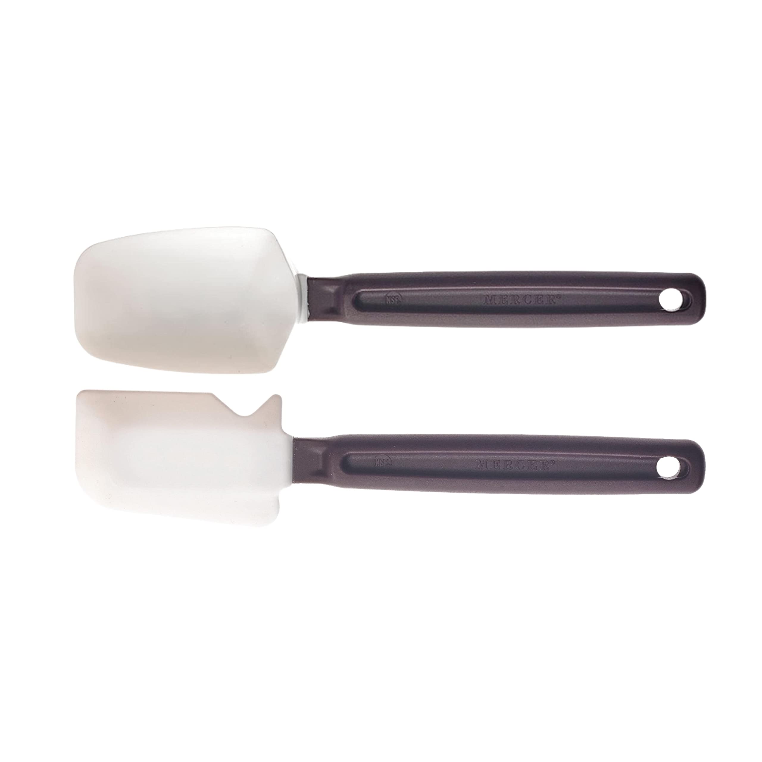 Mercer Culinary 10'' Heat Resistant Silicone Spatula And 10'' Spoon Spatula - 2 Pack