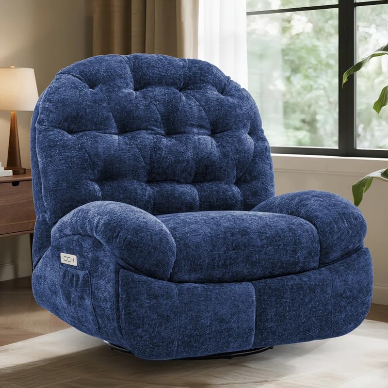 Friends Life Recliner Sofa 1 Seater, Electric Recliner Chair, Soft Fabric Upholstered Push Button Power With Side Pockets Color 