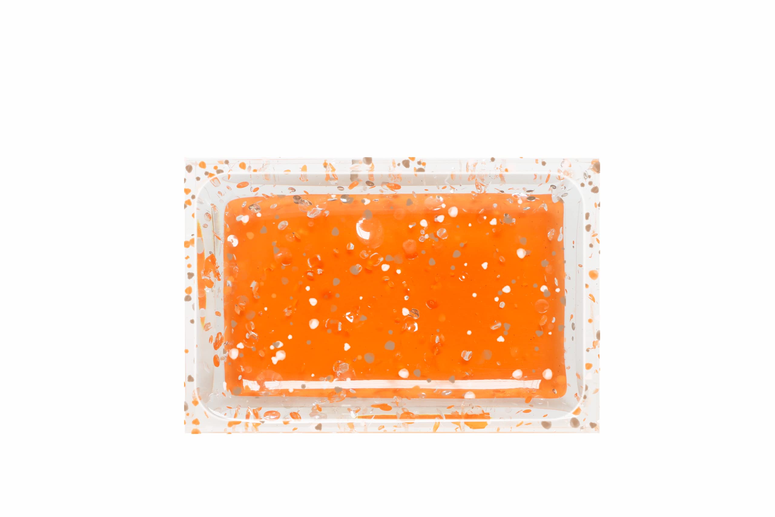 Luant 5-Piece Resin Bathroom Accessory Set With Soap Dish, Dispenser, Toothbrush Holder And Tumbler, Orange