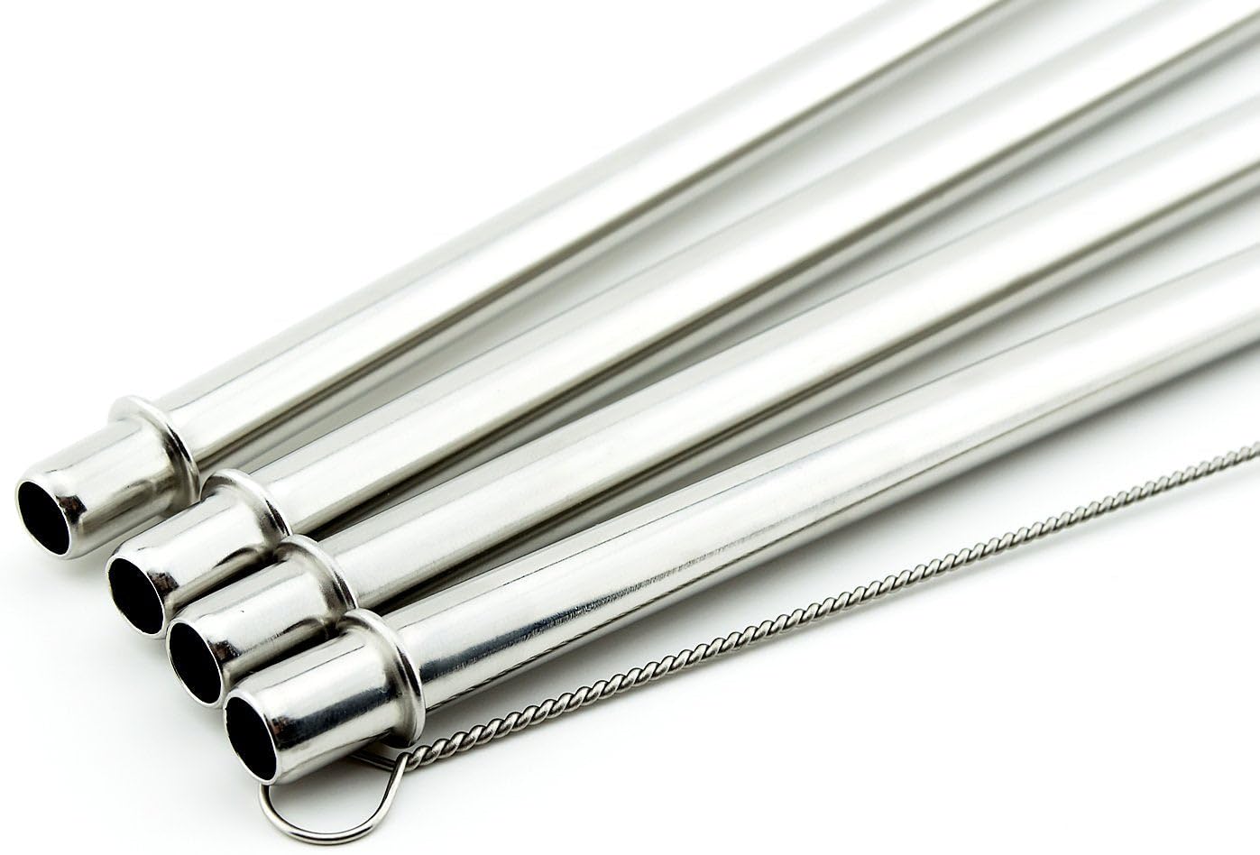 4 Pack Cocostraw For Contigo Shake And Go 20 Oz Auto Close Tumbler Perfectfit 18/8 Stainless Steel Drinking Straws With Cleaning