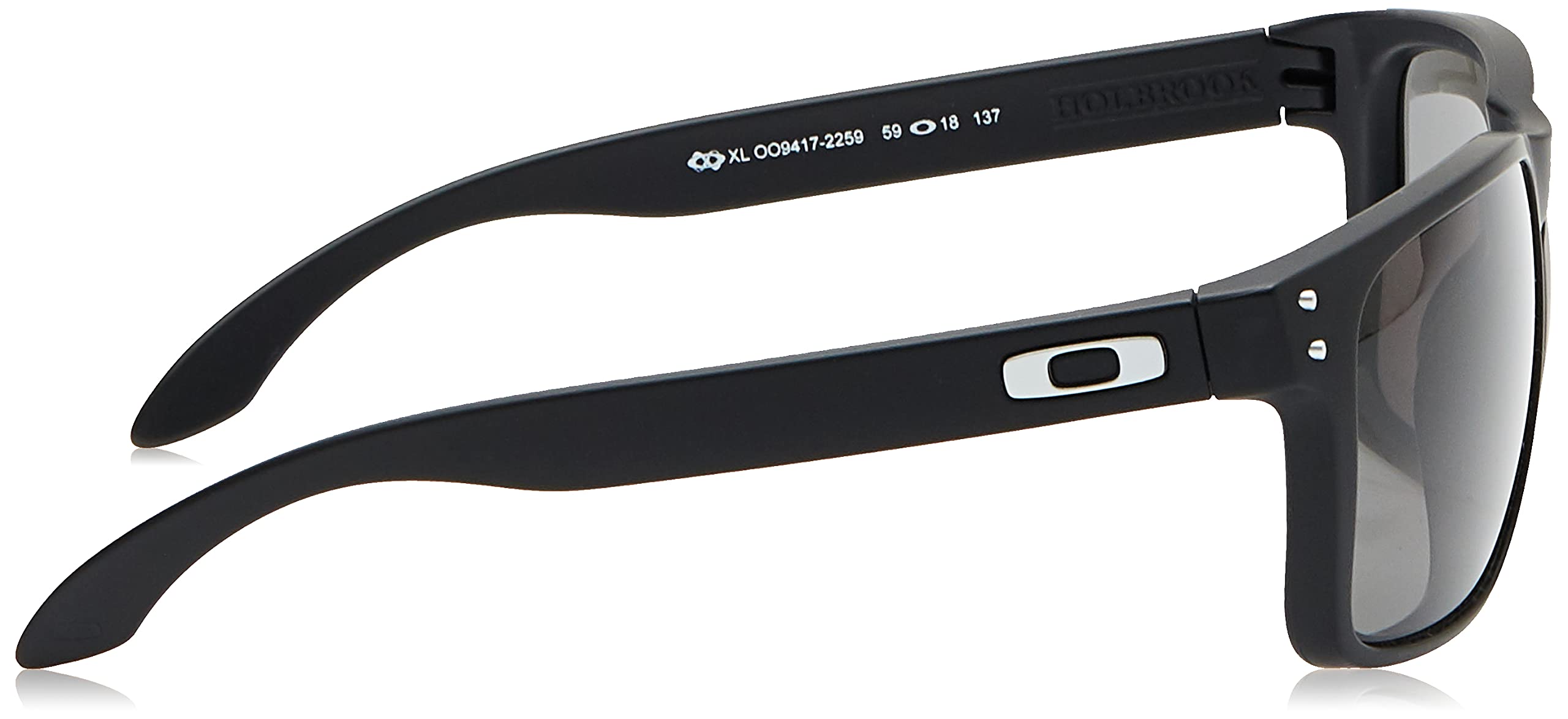 Oakley Mens Oo9417 Holbrook Xl Square Sunglasses, Matte Blackprizm Grey, 59 Mm