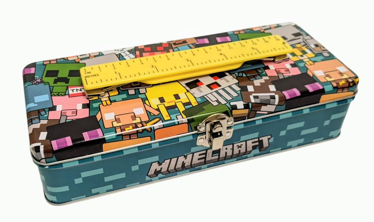 Long Storage Box Ruler Tin Box Company Large Storage Box with Ruler Handle, Minecraft ...