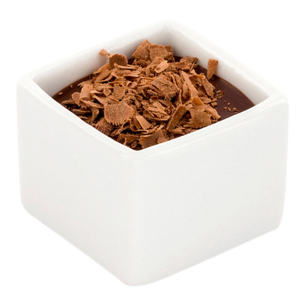 Restaurantware 1 Ounce Small Square Bowls 10 Microwave-Safe Small Appetizer Bowls - Oven-Safe Chip-Resistant White Porcelain Con