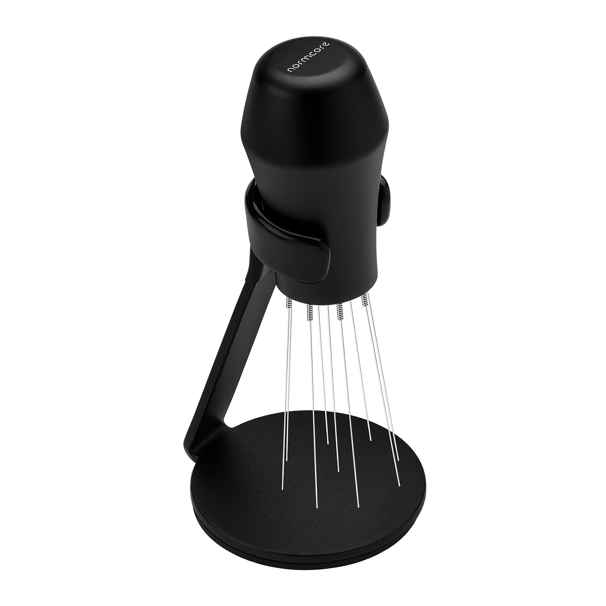 Normcore Wdt Distribution Tool With Stand V3-9 Prong Needle Espresso Stirrer - 18 Needles 0.25Mm / 0.3Mm Thick Spring Wires - We