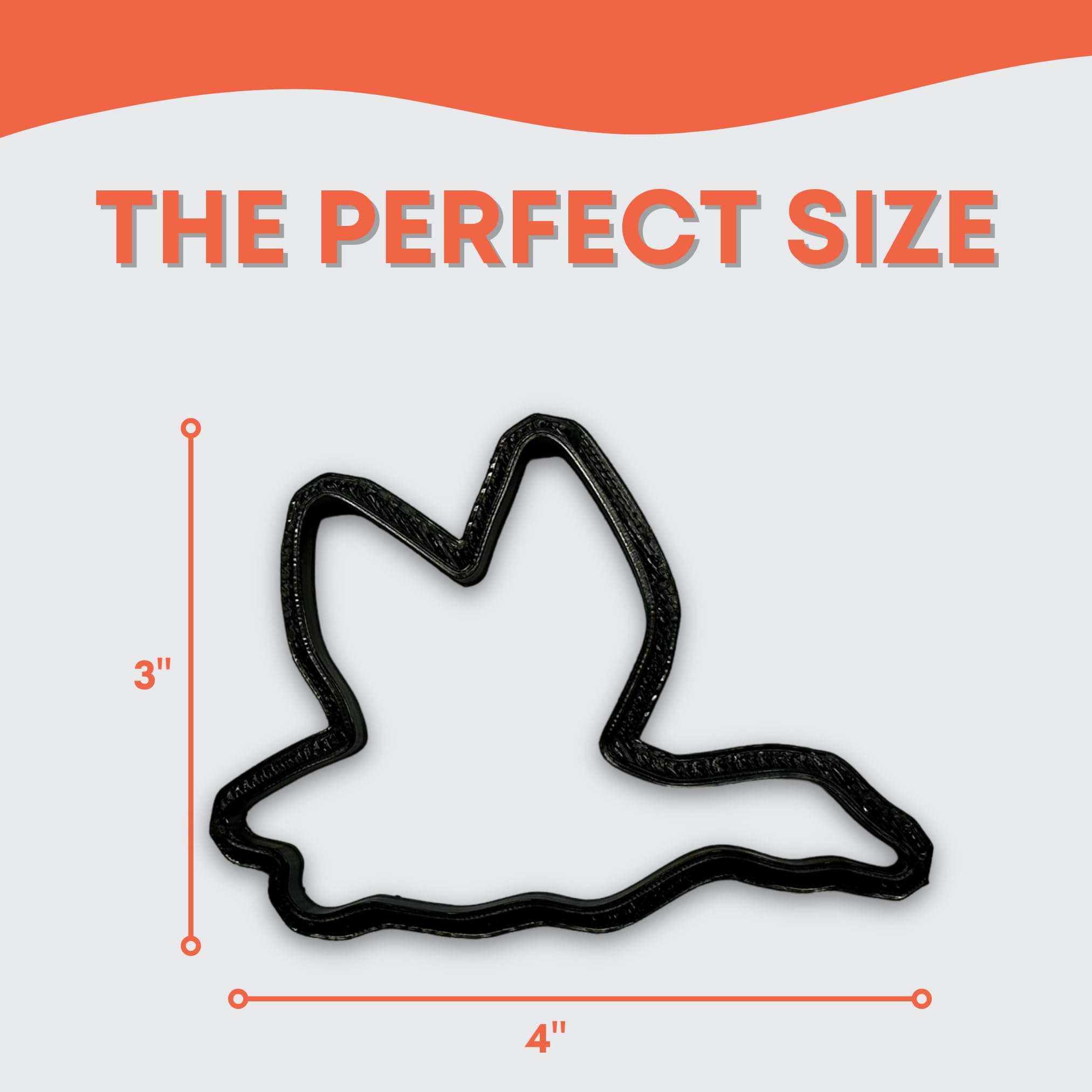 Flying Duck Cookie Cutter With Easy To Push Design (4 Inch)