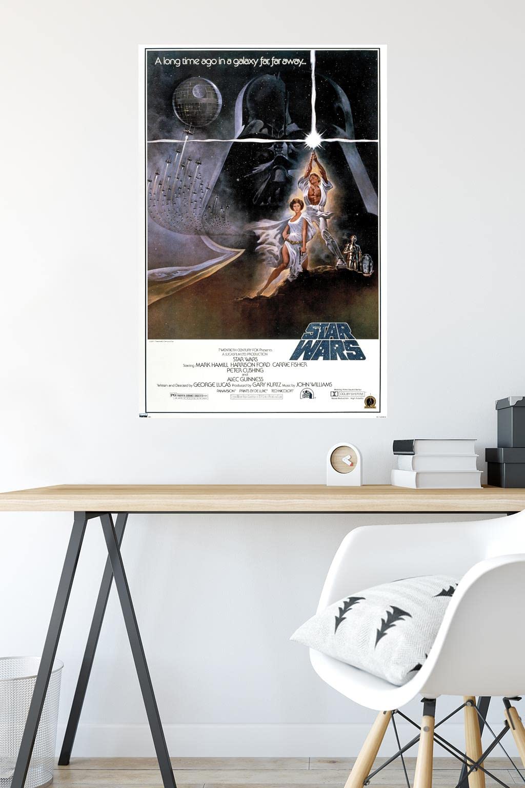 Trends International 24X36 Star Wars: A New Hope - Original One Sheet Wall Poster, 24'' X 36'', Unframed Version