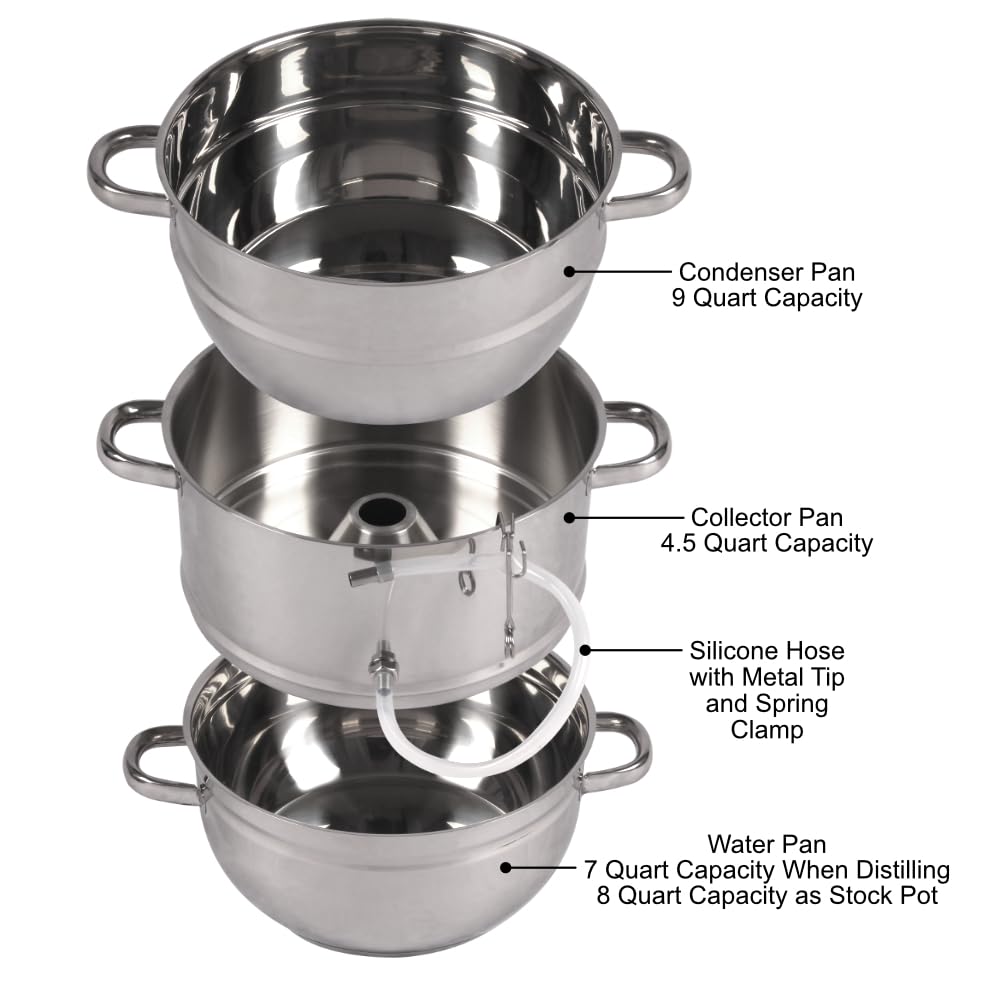 Kitchen Crop Vkp Brands Stainless Steel Water Distiller