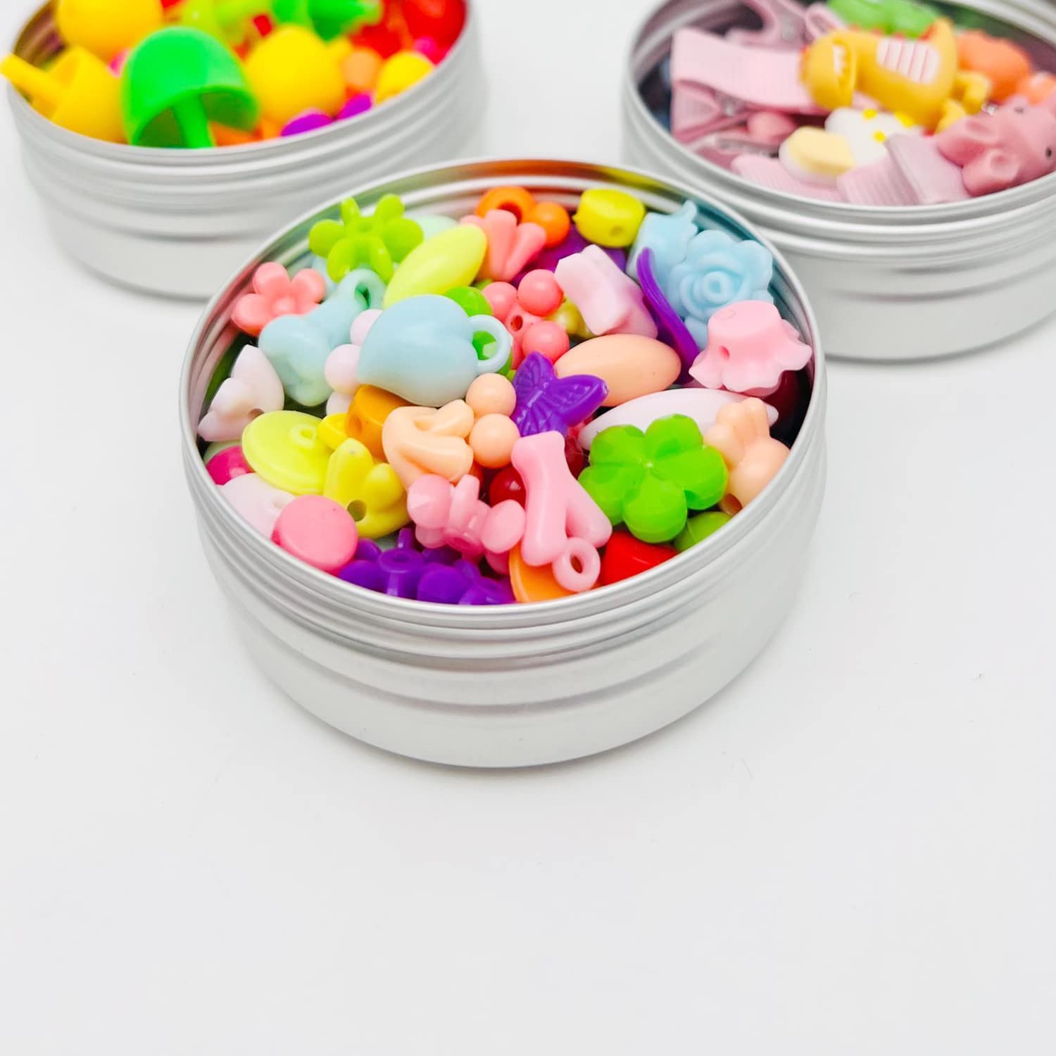 20 Pack 1 Oz Aluminum Tin Jar With Screw Lid 30 Ml Round Refillable Containers