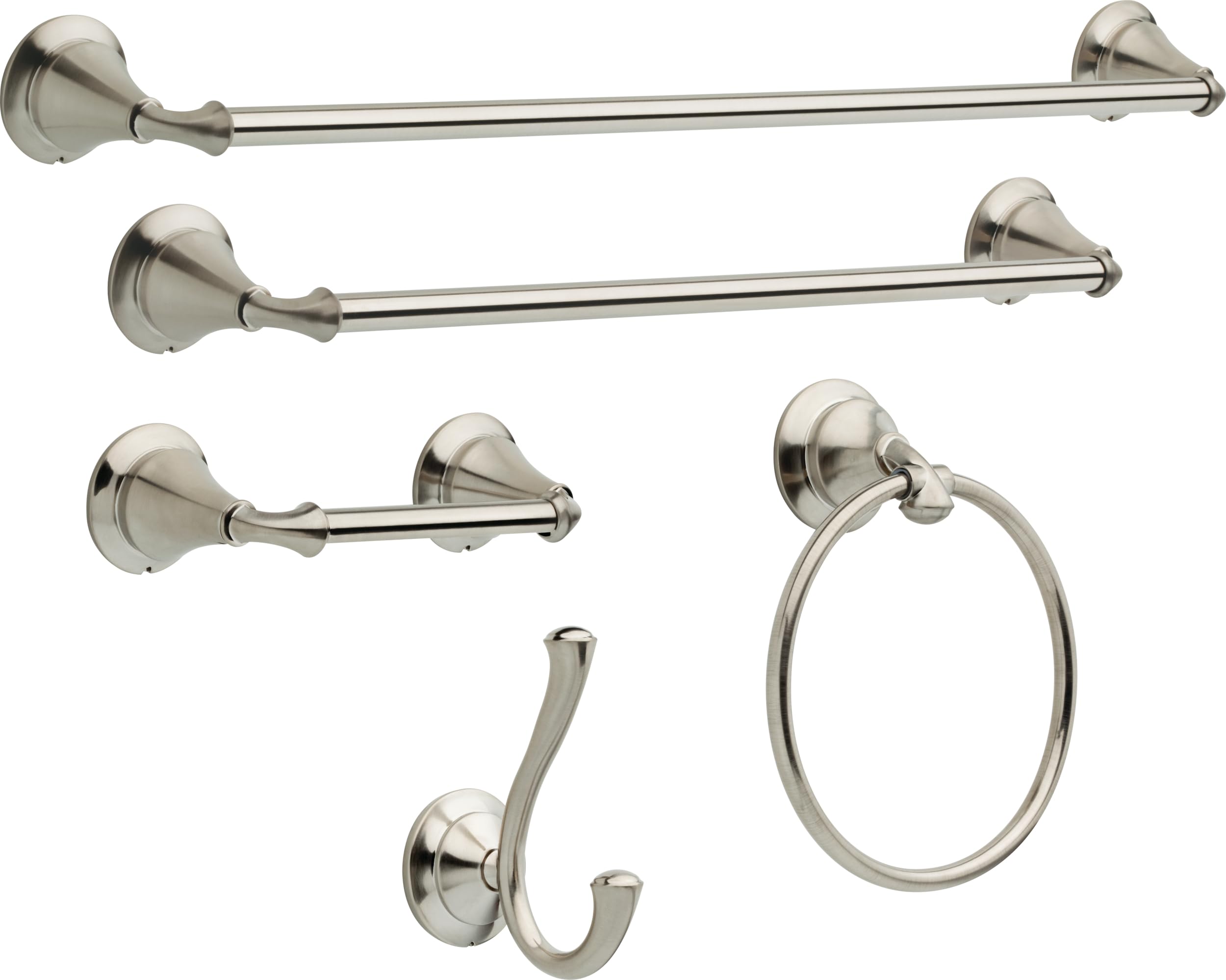 Delta Faucet 79446-Ss Linden Towel Ring, Brilliance Stainless Steel