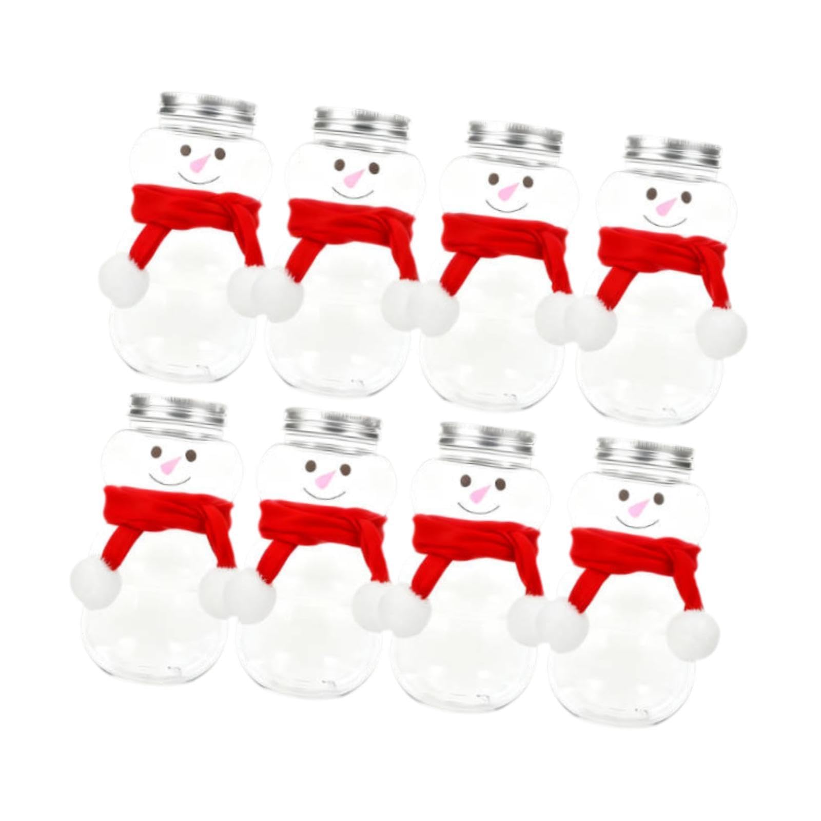 Heavenglow 8X Snowman Bottles Water Bottles For Party Favors Coffee Red | Kitchen Storage & Organization | Kitchen, Dining & Bar