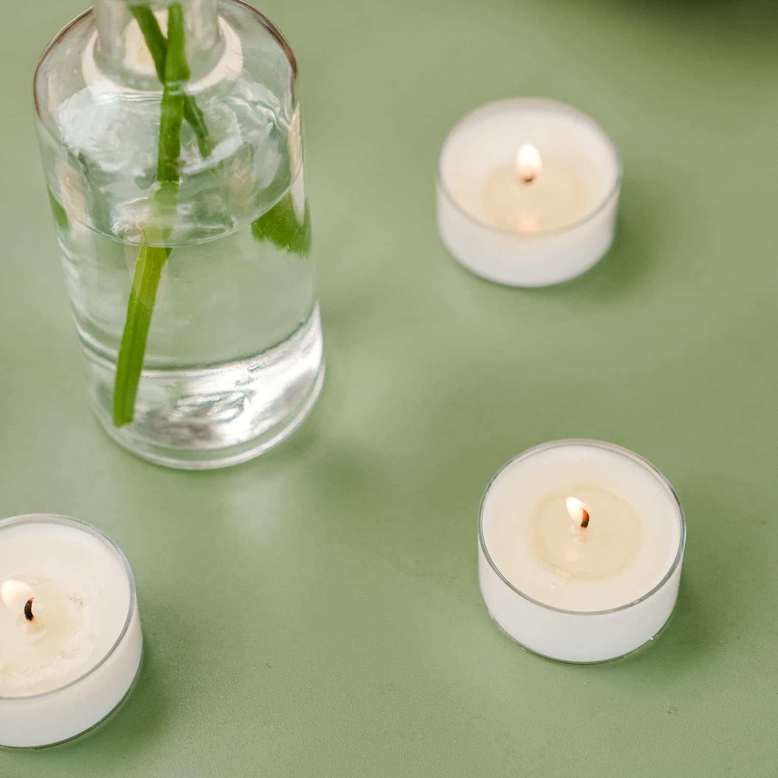 Murphys Naturals Mosquito Bug Repellent Tea Light Candles for Outdoor Patio, Citronella & Essential Oils, 4-Hour Burn Time Each,