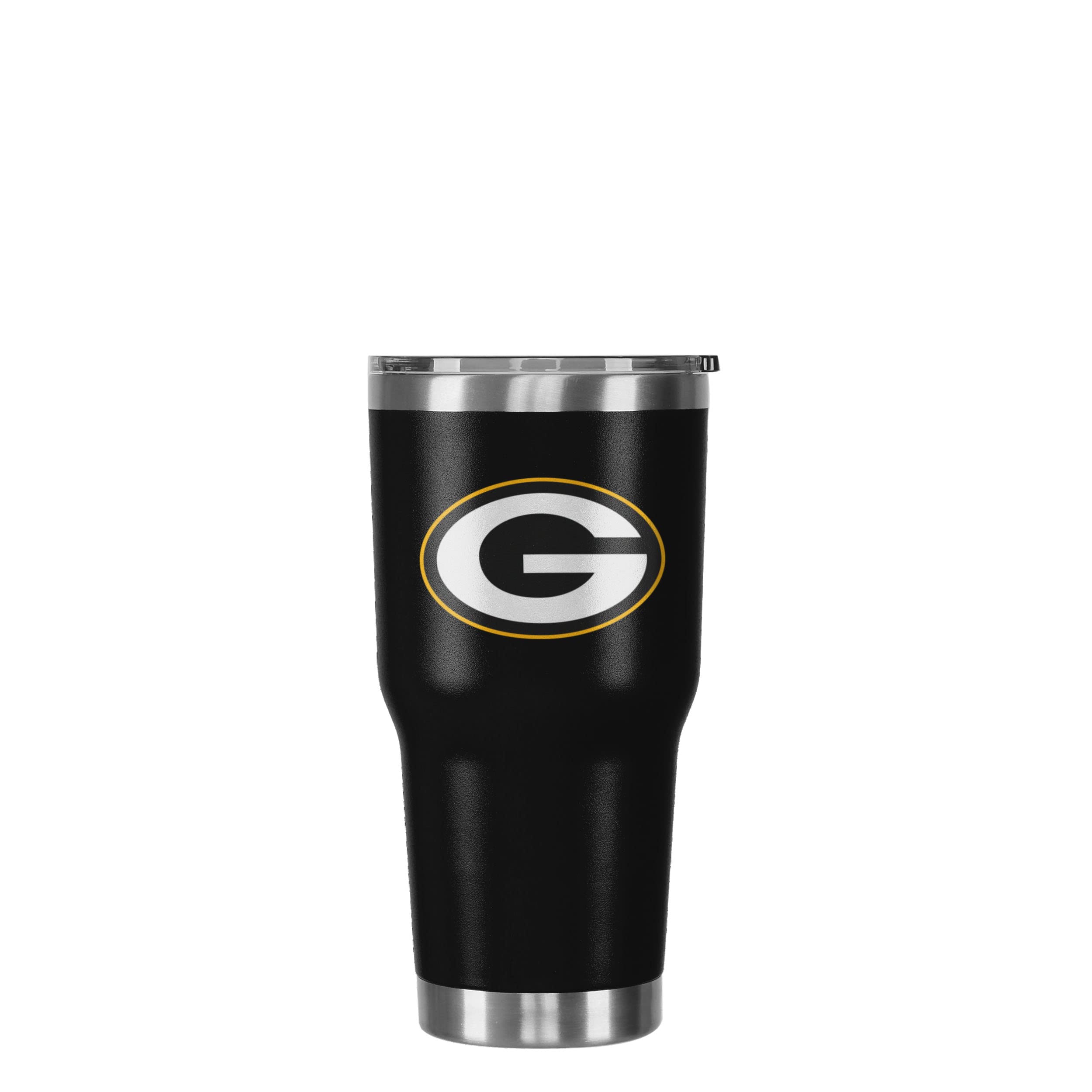 FOCO Green Bay Packers NFL Team Logo 30 oz Tumbler - Black