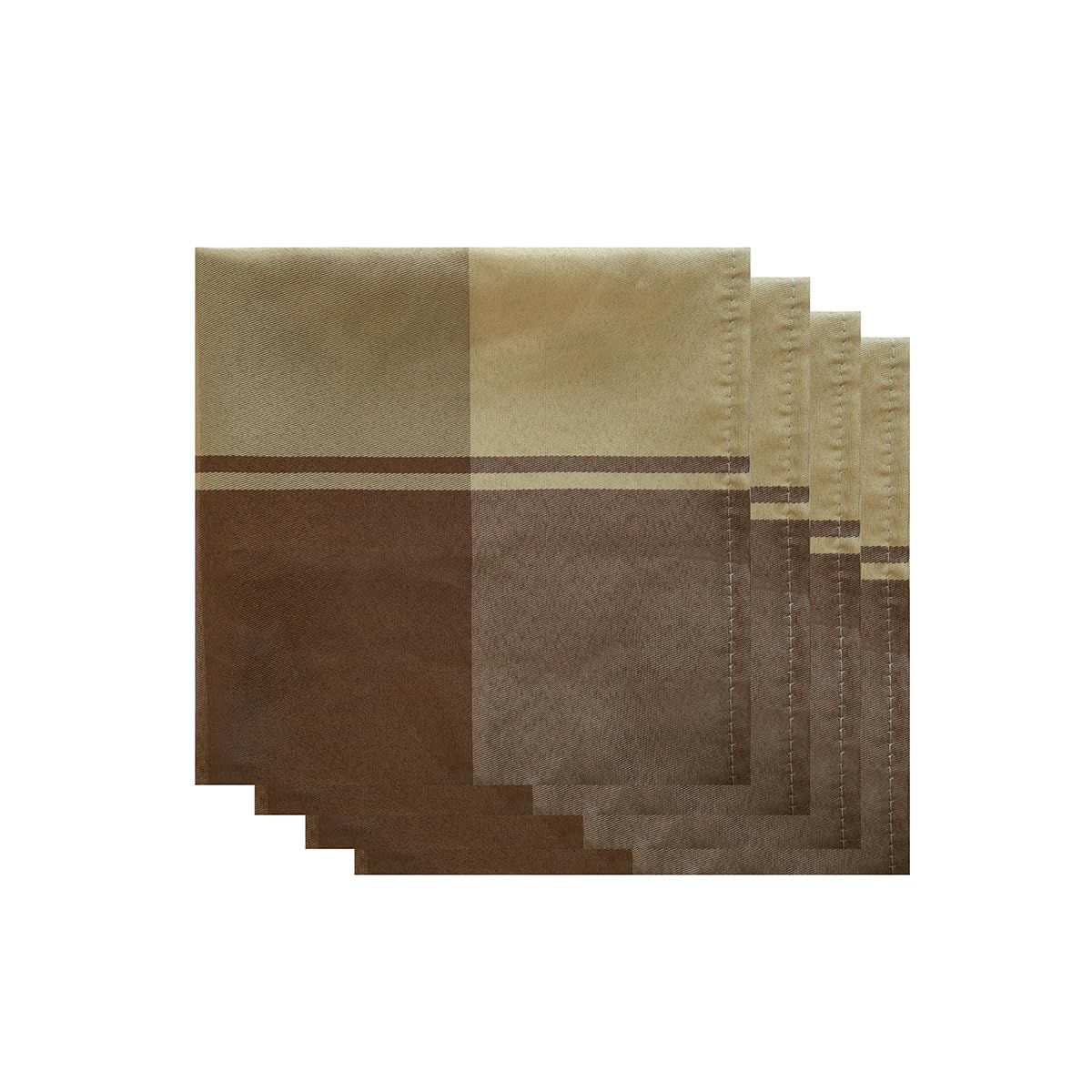 Square Napkins Cloth 20 X 20 Inch Set Of 4 Soft Checkered Napkin For Dinner, Wedding, Party And Holiday(Square 20 X 20 Inch, 4 P