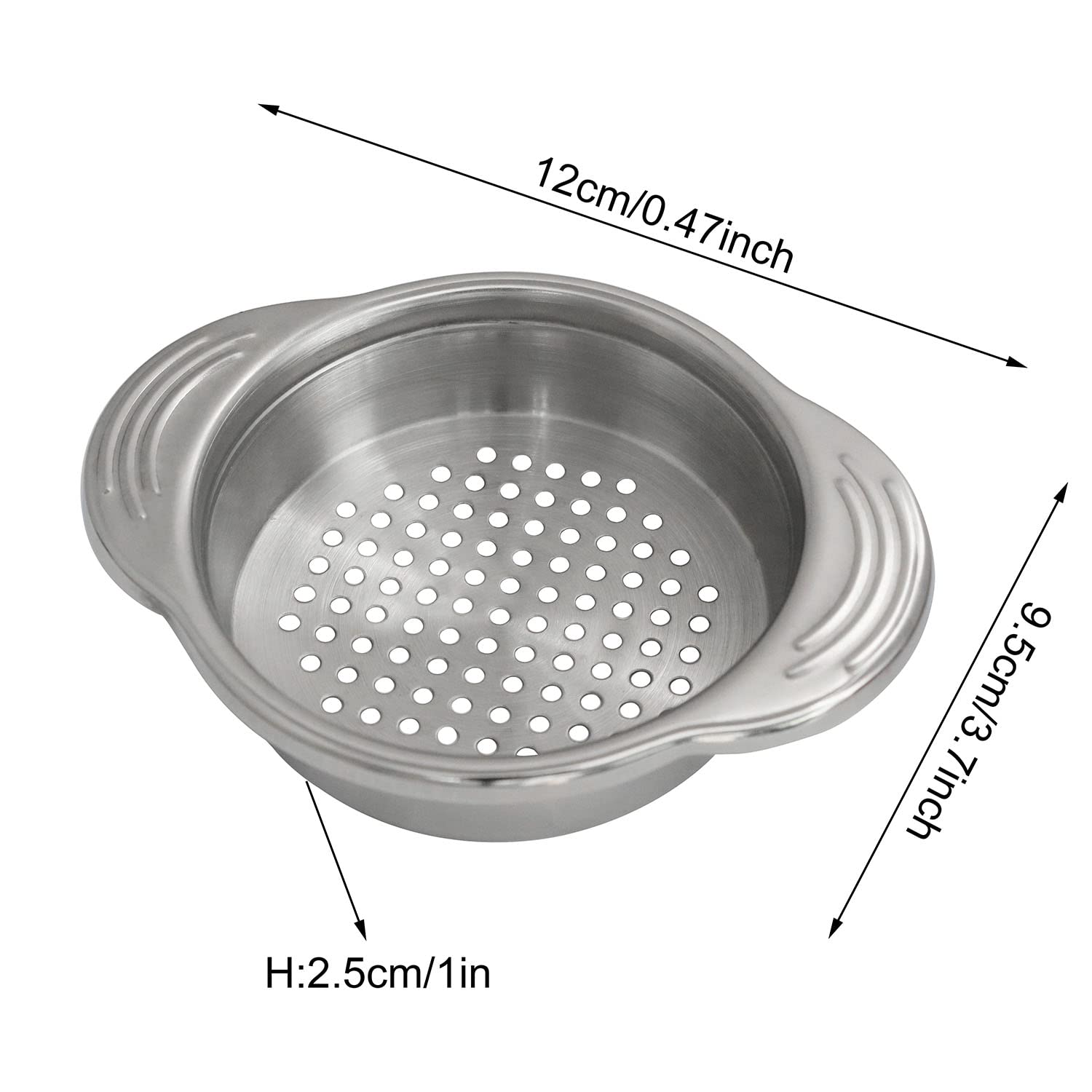 Can Strainer Xgng 2Pcs Stainless Steel Food Can Strainer Vegetable And Fruit Can Strainer, Best For Canned Tuna Versatile