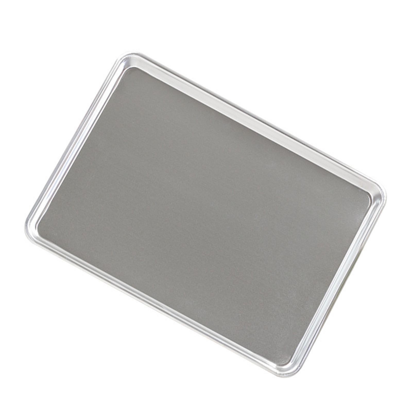 MERISHOPP Baking Pan Rectangle Metal Easy Clean Food Trays Baking Sheet for Restaurant|Home & Garden