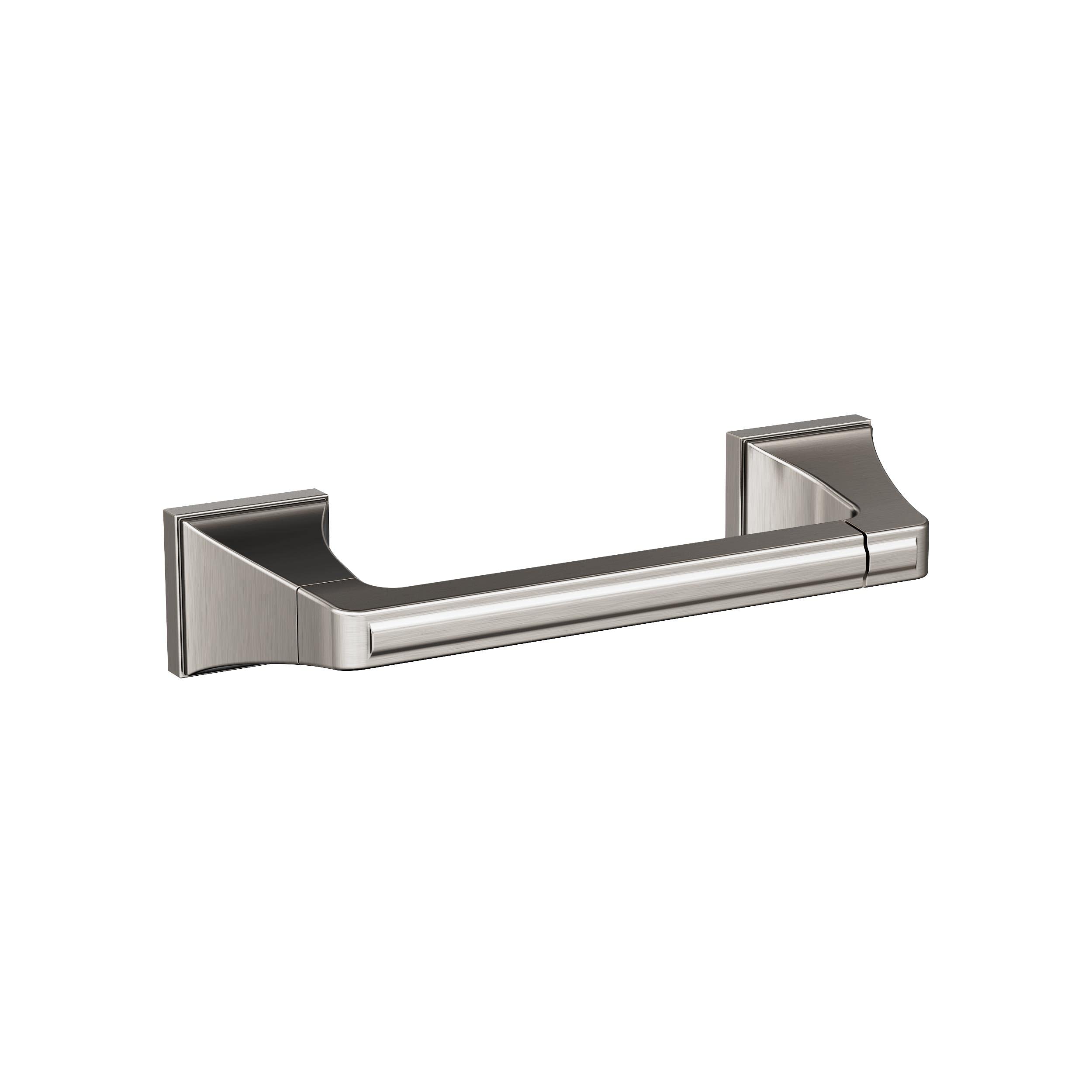 Amerock BH36021G10 | Brushed Nickel Pivoting Double Post Toilet Paper Holder | 8-13/16 in. (224 mm) Toilet Tissue Holder | Mulho