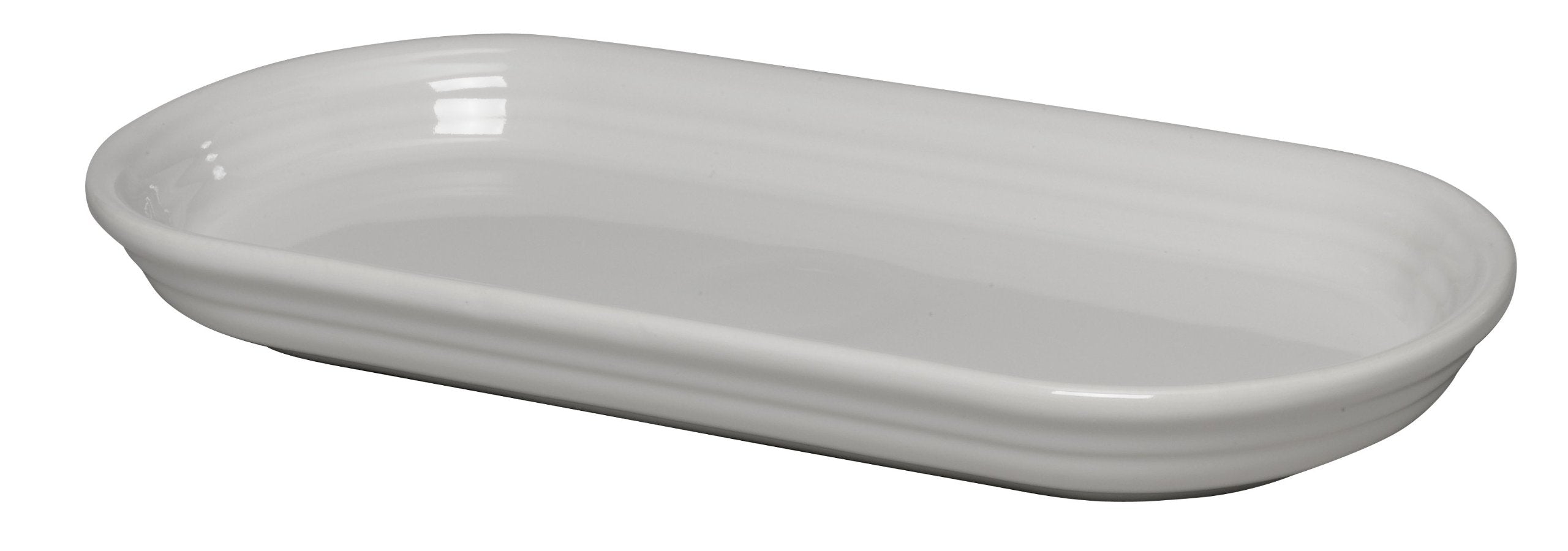 Fiesta 12-Inch By 5-3/4-Inch Bread Tray, White