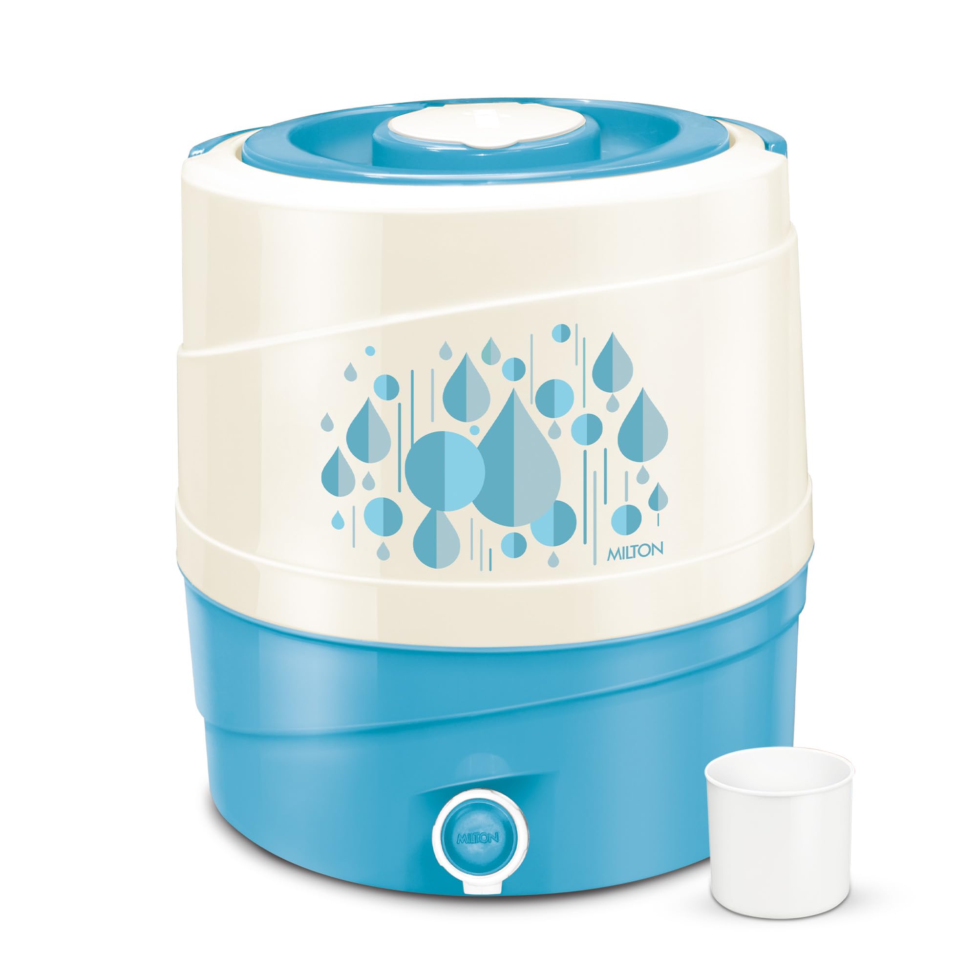 Milton Kool Rover 18 Water Jug Pu Insulated, 16 Litres, Bpa Free, Leak Proof & Portable Jug, Sturdy Handles, Ideal For Travel, P