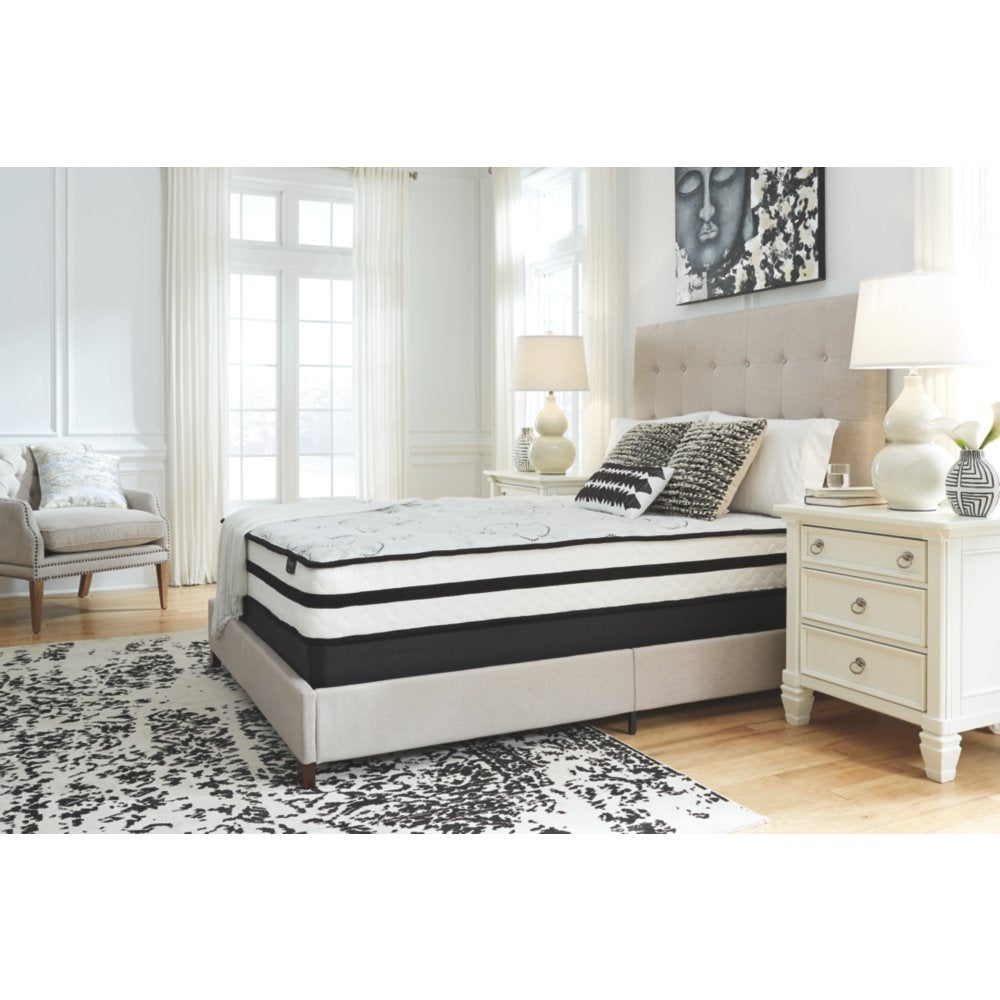 Signature Design By Ashley Chime 10 Inch Medium Firm Hybrid Mattress, Certipur-Us Certified Foam,Twin