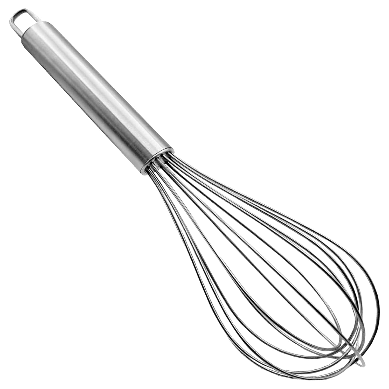 Entisia Hand Blender Wire Whisk  Stainless Steel Balloon Shaped Egg Beater, Multi Use Kitchen Utensil Prime Whisk With Pipe Han