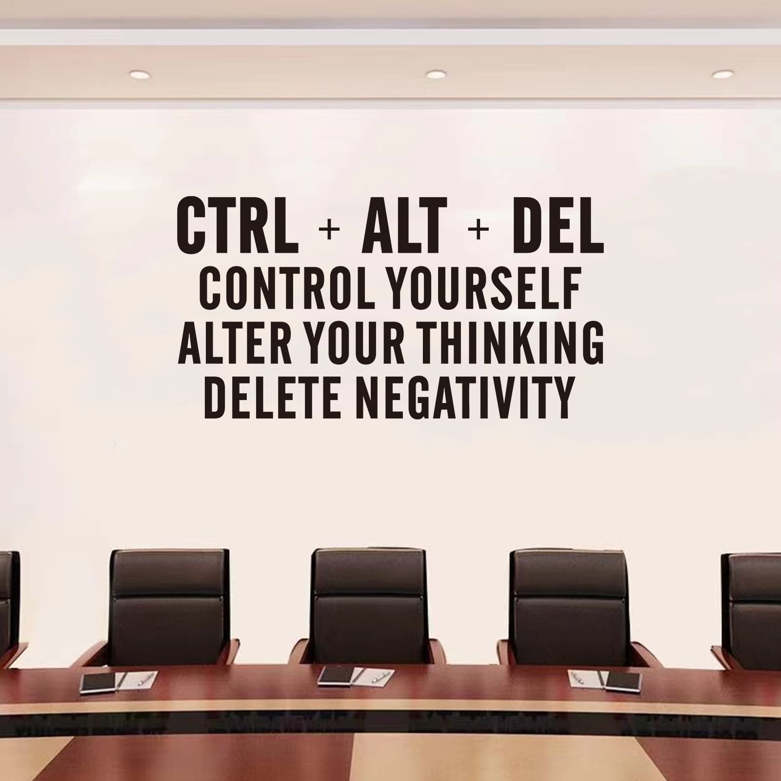 Seatune Inspirational Quotes Wall Stickers - Office Gym Motivational Wall Decals - Office Desk School Classroom Positive Home Vi