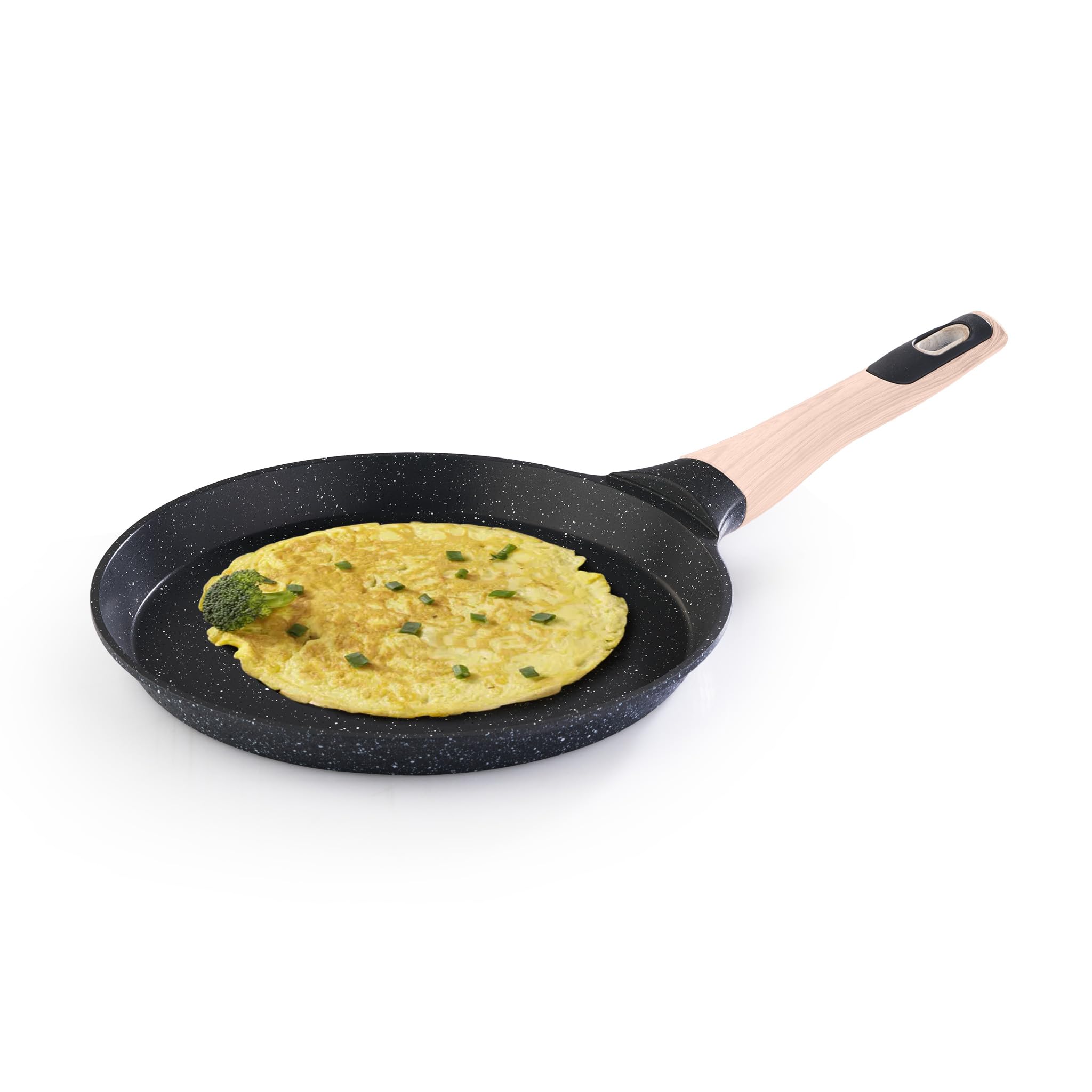 AGARO Imperial Granite Non Stick Tawa, 28 cm, Cast Aluminium Body, Tawa for Dosa/Paratha/Omlette, Gas & Induction Compatible