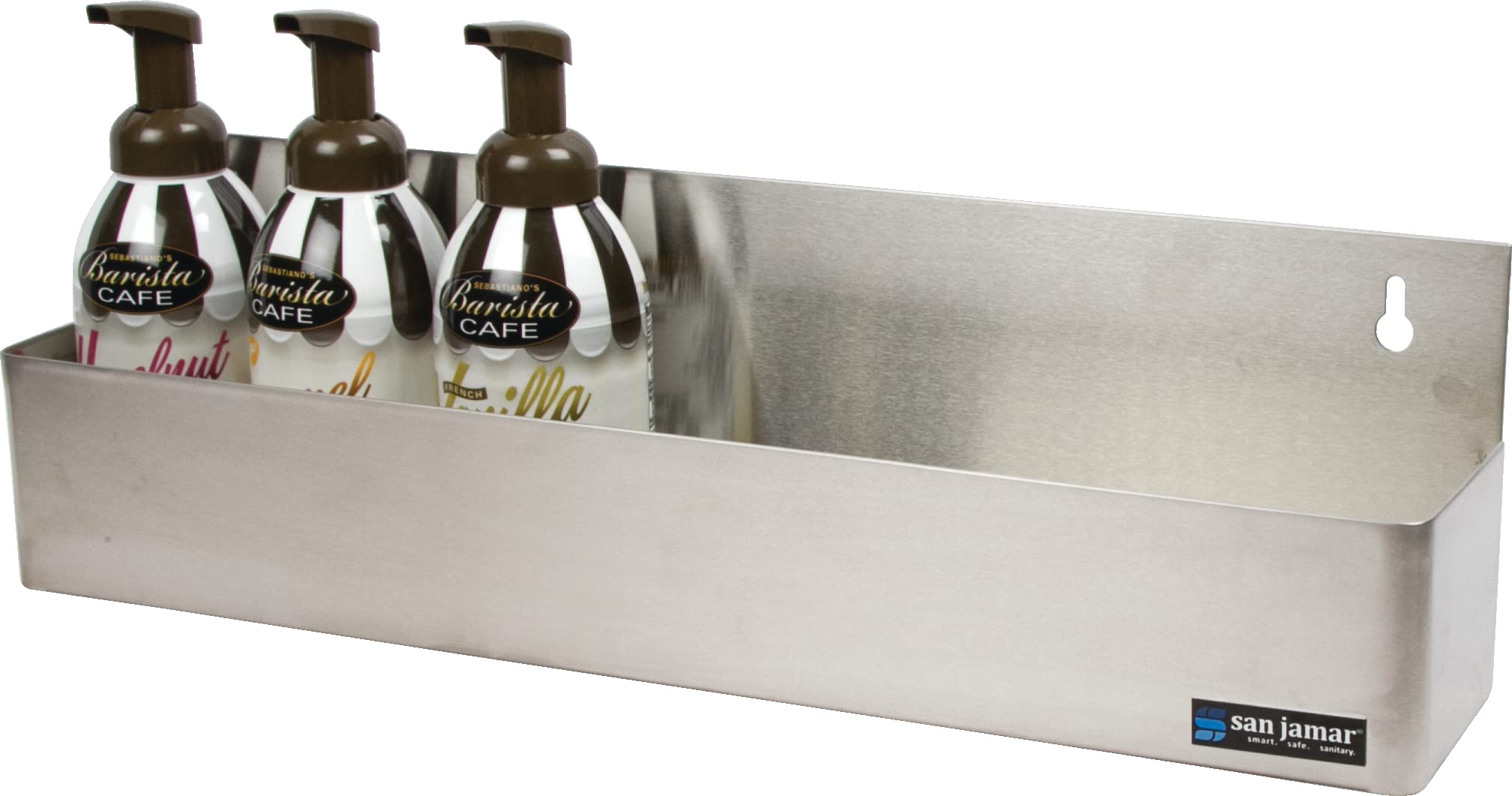 San Jamar Speed Rails With 8 Quart Capacity For Kitchen, Bar, And Restaurants, Stainless Steel, 32.25 Inches, Silver