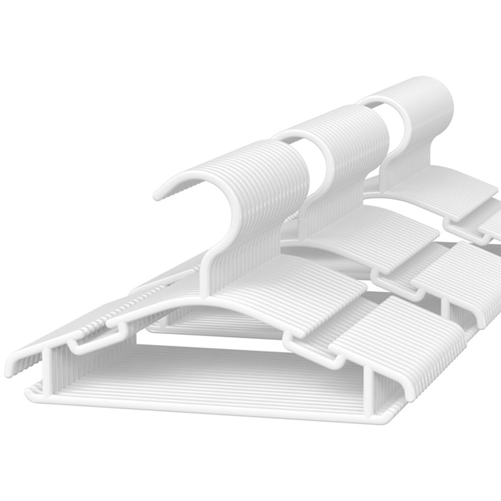 Baby Hangers For Closet - Baby Clothes Hangers 60 Pack Plastic Kids Hangers Clothing Infant Toddler Childrens Hangers White