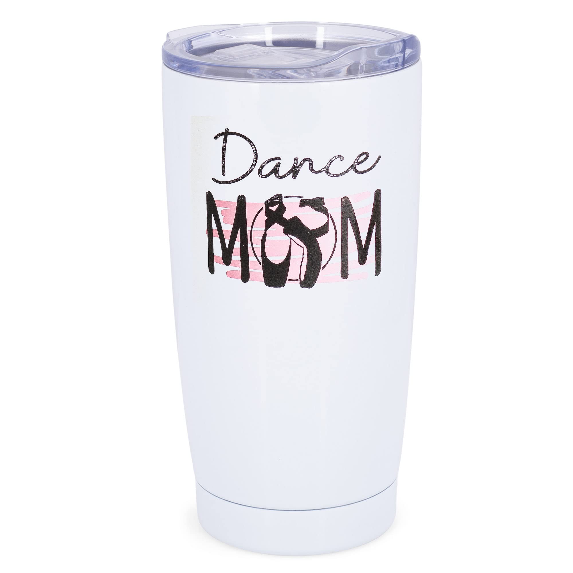 Dicksons Sstumw-86 Ballet Pink 20 Ounce Stainless Steel Travel Tumbler Mug With Lid Mug With Lid, Dance Mom