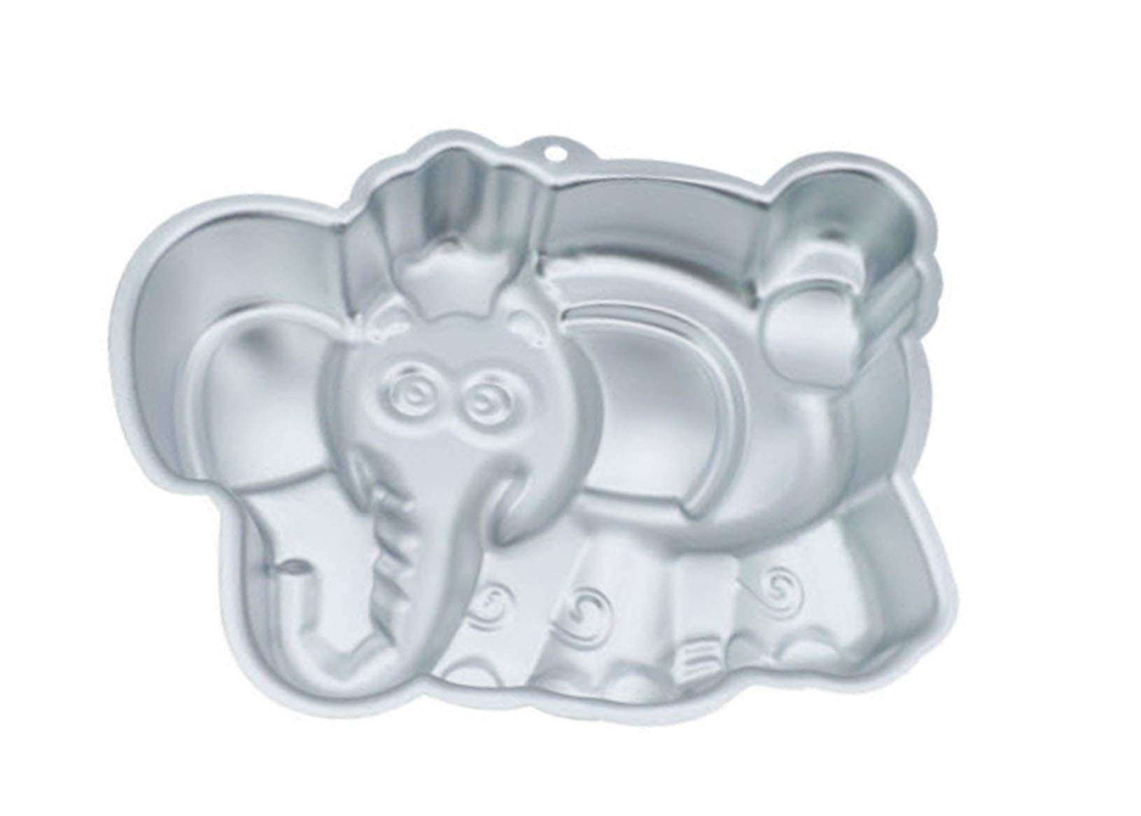 Zdywy 10 Inch Elephant Shaped Aluminum 3D Baking Mould Cake Mold Tin Birthday Cake Pan - Elephant
