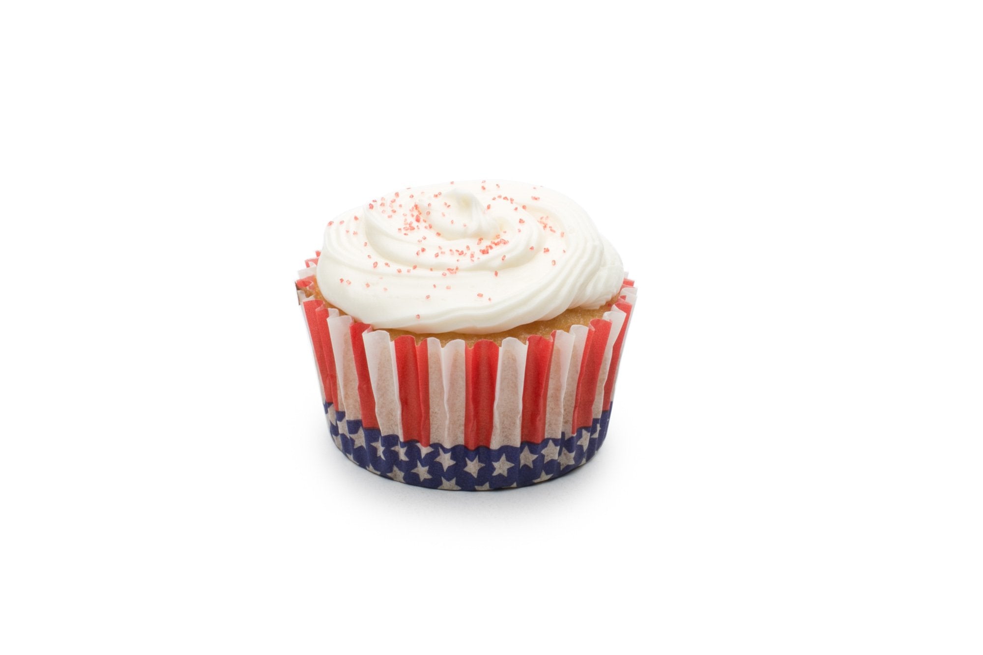 Fox Run Patriotic Paper Muffin And Cupcake Liners, Set Of 50, Standard Size Wrappers