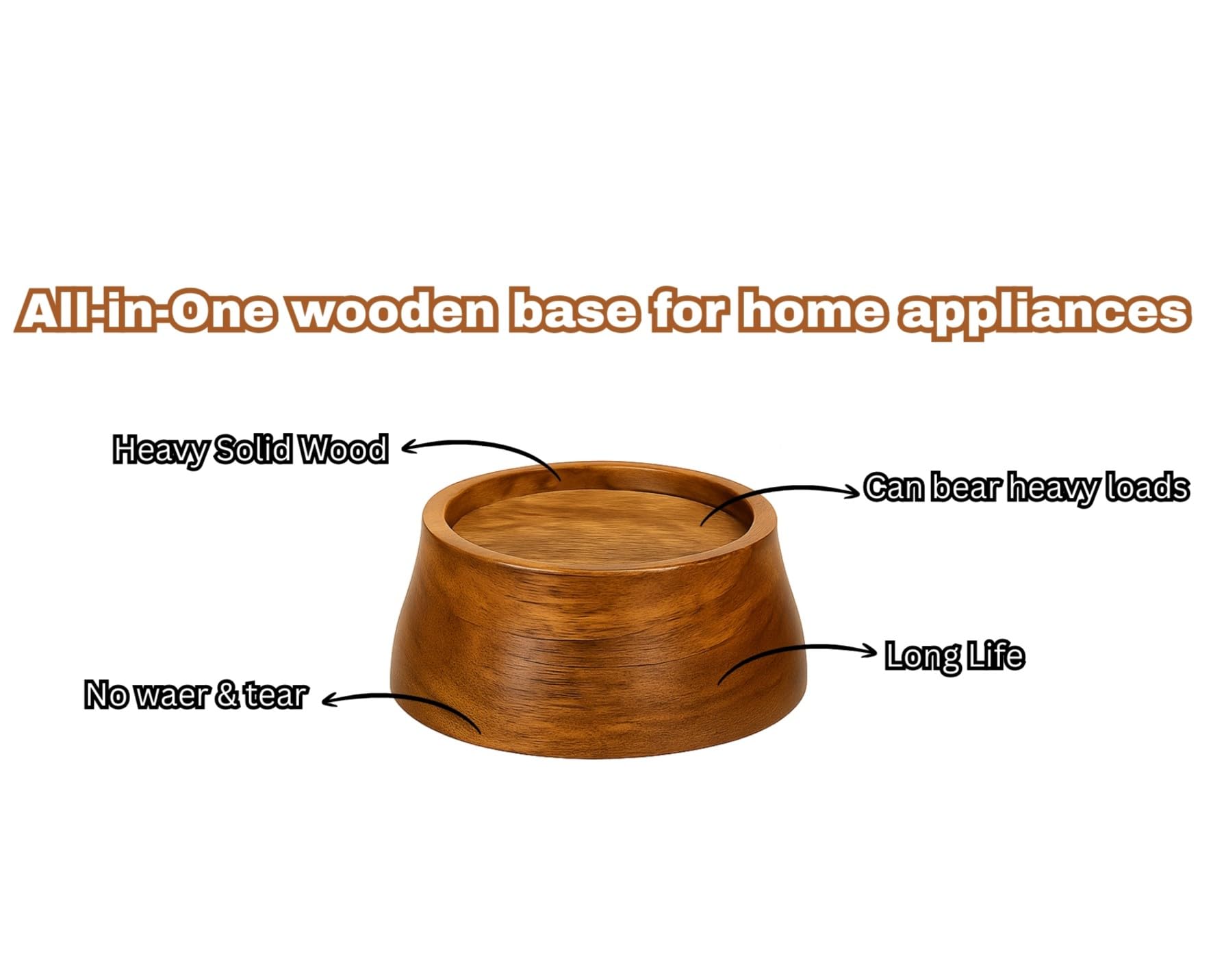 T One Wooden Hard Base For Beds(4 Piece)(Not Plastic) Table,Fridge,Cooler,Washing Machines,Almirah And All Kind Of Furniture | B