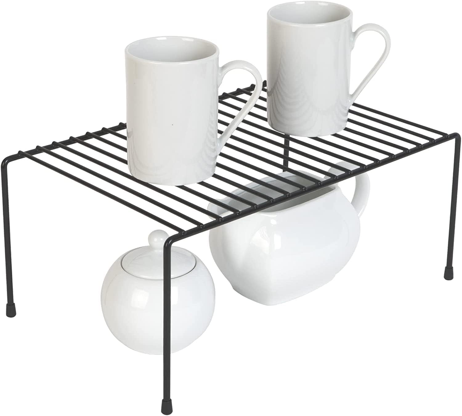 15 West 4116  Kitchen Organizer Cabinet Shelf/Kitchen Storage Solution/Cabinet Organizer/Cupboard Organizer  Black
