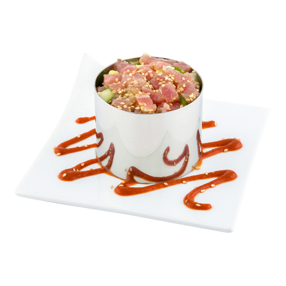 Restaurantware 3 X 2.4 Inch Baking Ring 1 Round Cake Ring - Oven-Ready Freezable Stainless Steel Ring Mold Dishwashable For Cook