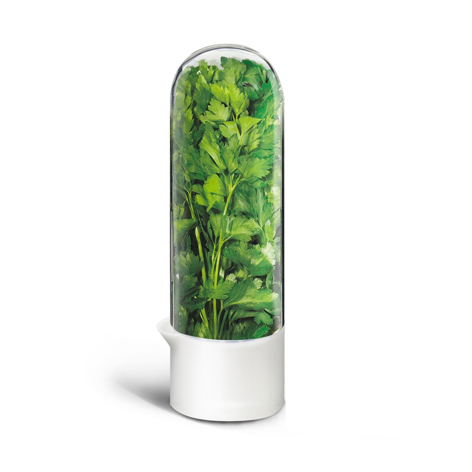 Ueoz Herb Keeper For Refrigerator, Herb Saver For Refrigerator, Cilantro Container, Vegetable Preservation Bottle For Cilantro, 