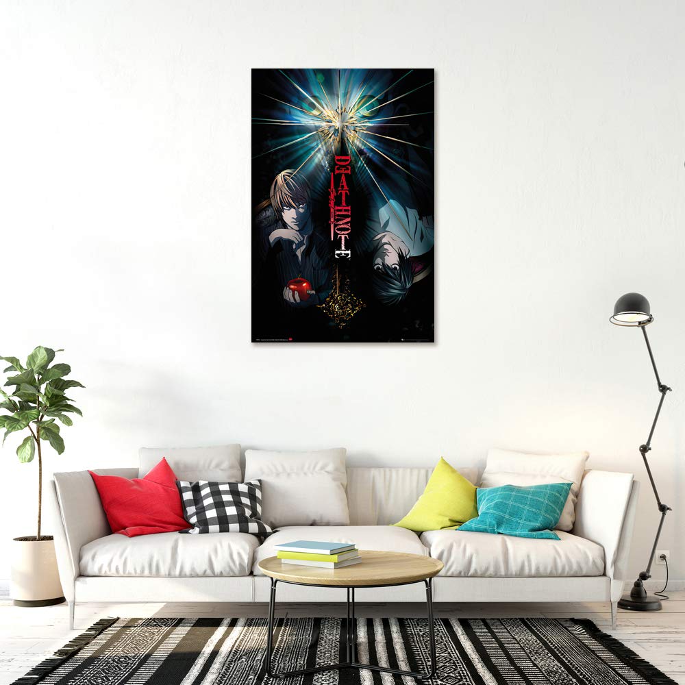 Poster Stop Online Death Note - Manga/Anime Tv Show Poster/Print (Duo - Light Vs. L) (Size 24'' X 36'')