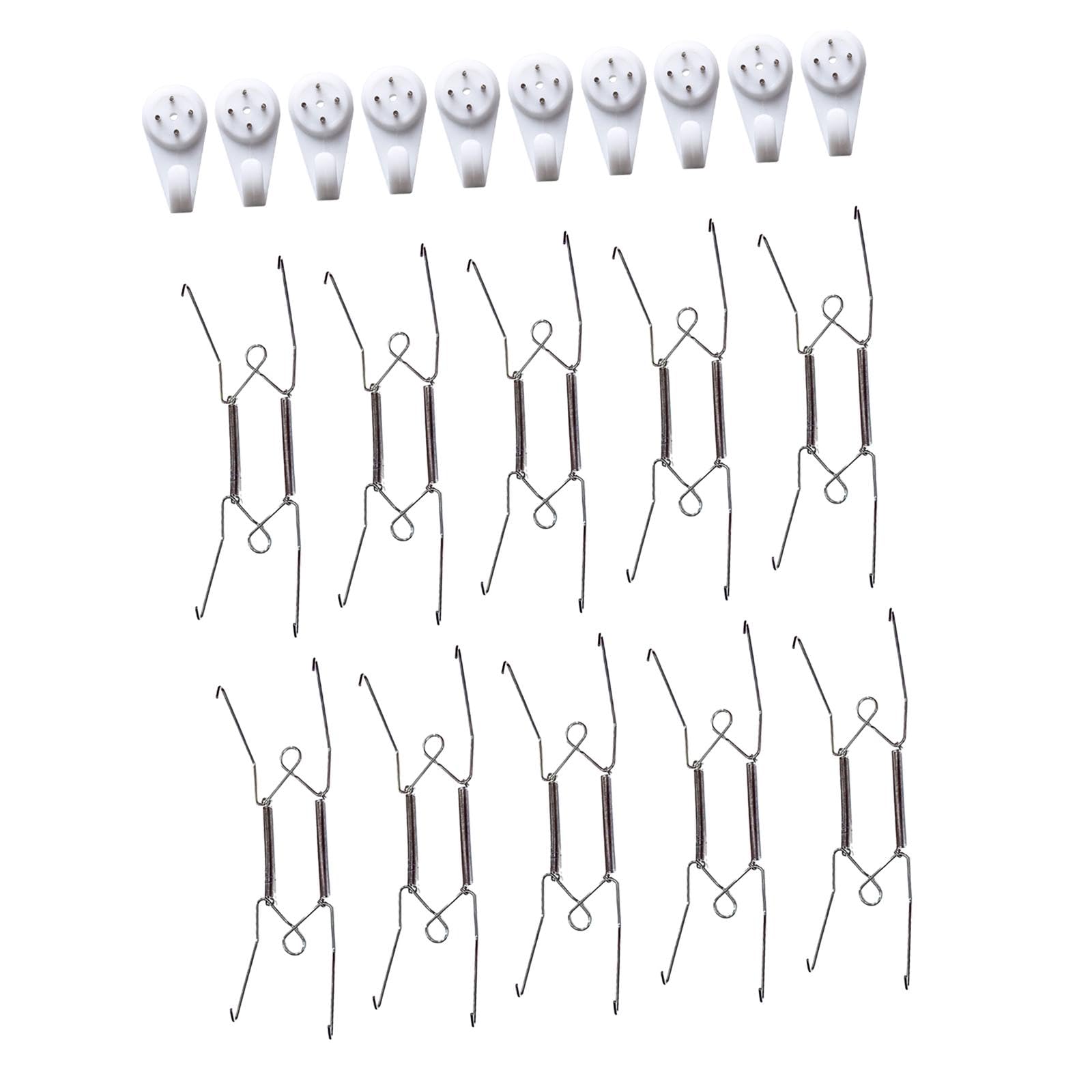 Calandis 20X Invisible Plate Hangers In Various Sizes Heavy Duty Plate Display Hanger 8Inch | Plate Racks & Hangers | Home Dacor